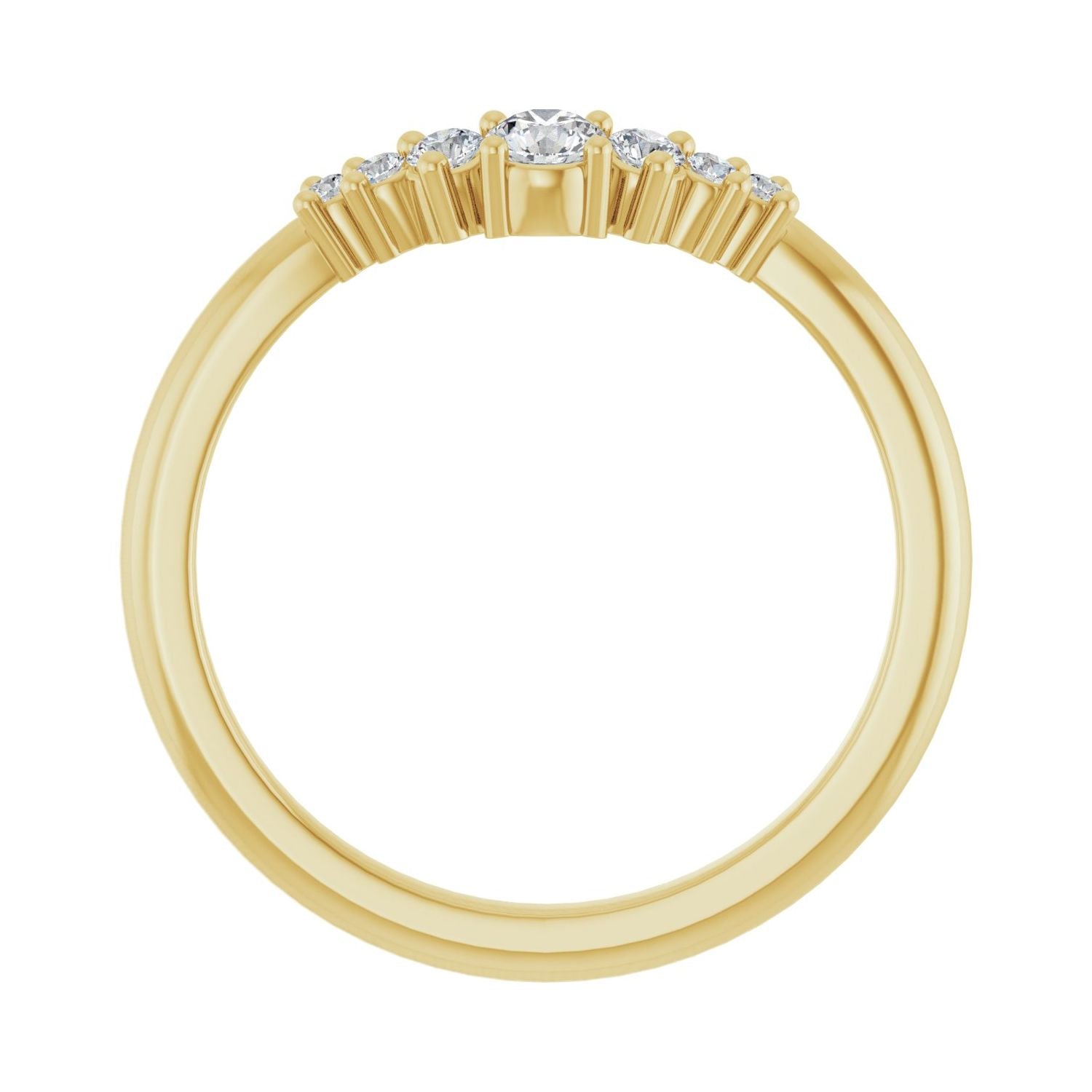 Nectar — Round · 3 mm · 1/5 ctw, yellow gold