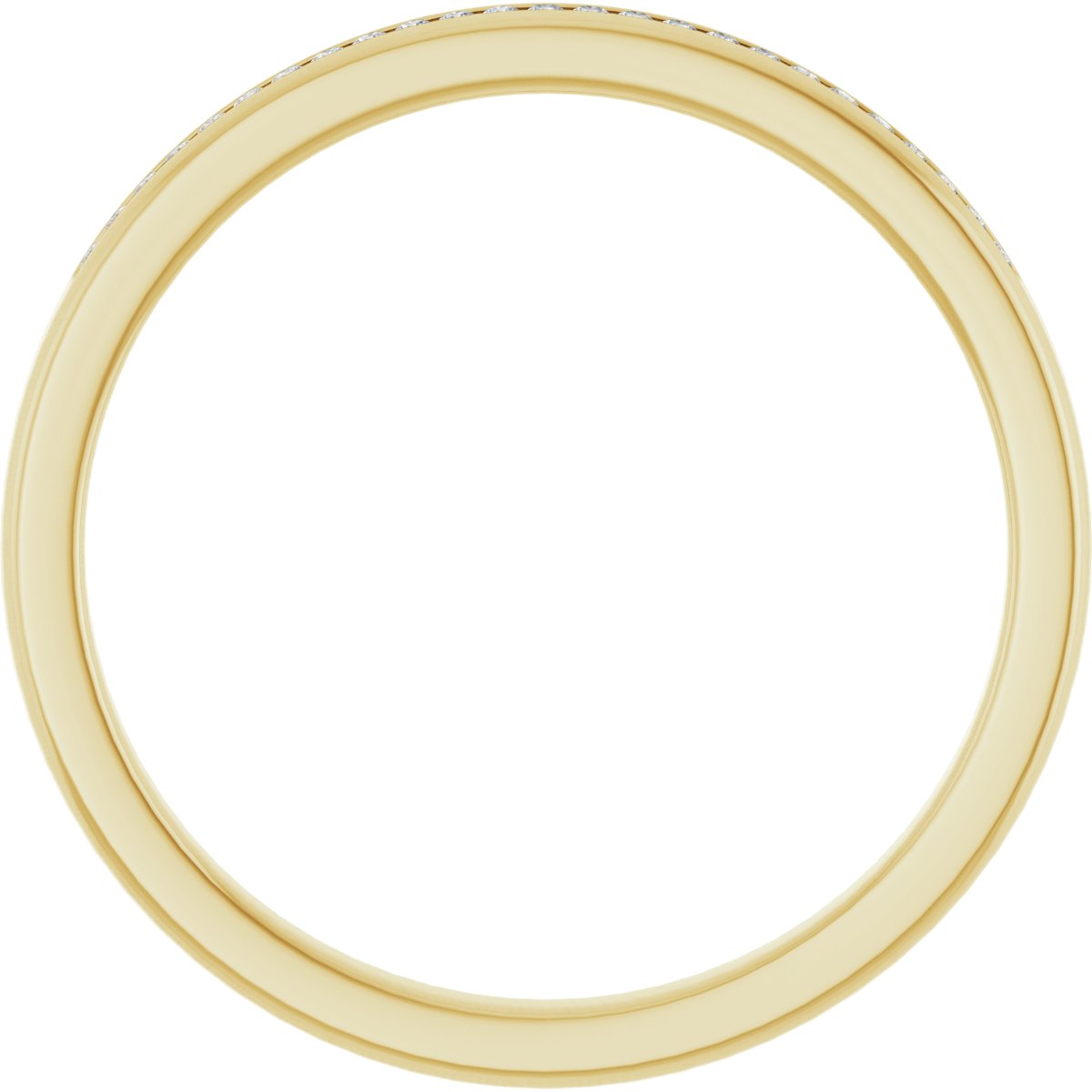 Grady — Round · 1 mm · 1/8 ctw, yellow gold