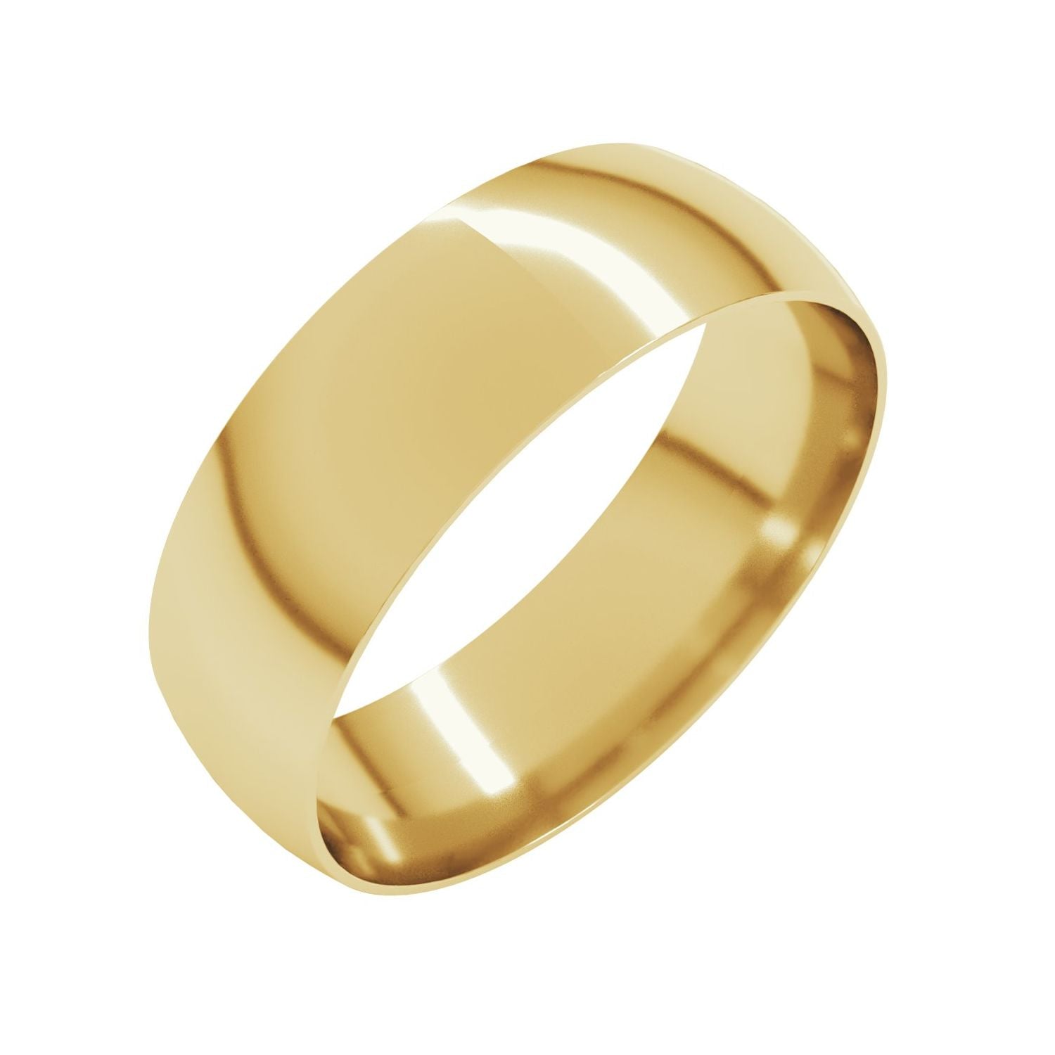 Alder — 6 mm, yellow gold