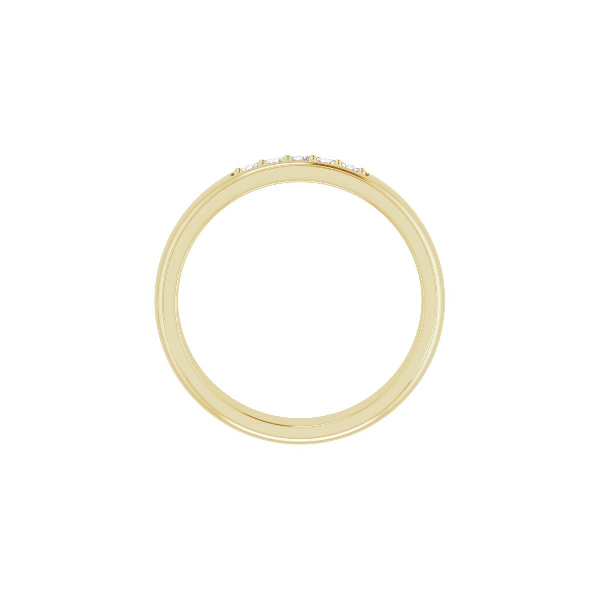 Jasper — Round · 2 mm · 1/6 ctw, yellow gold