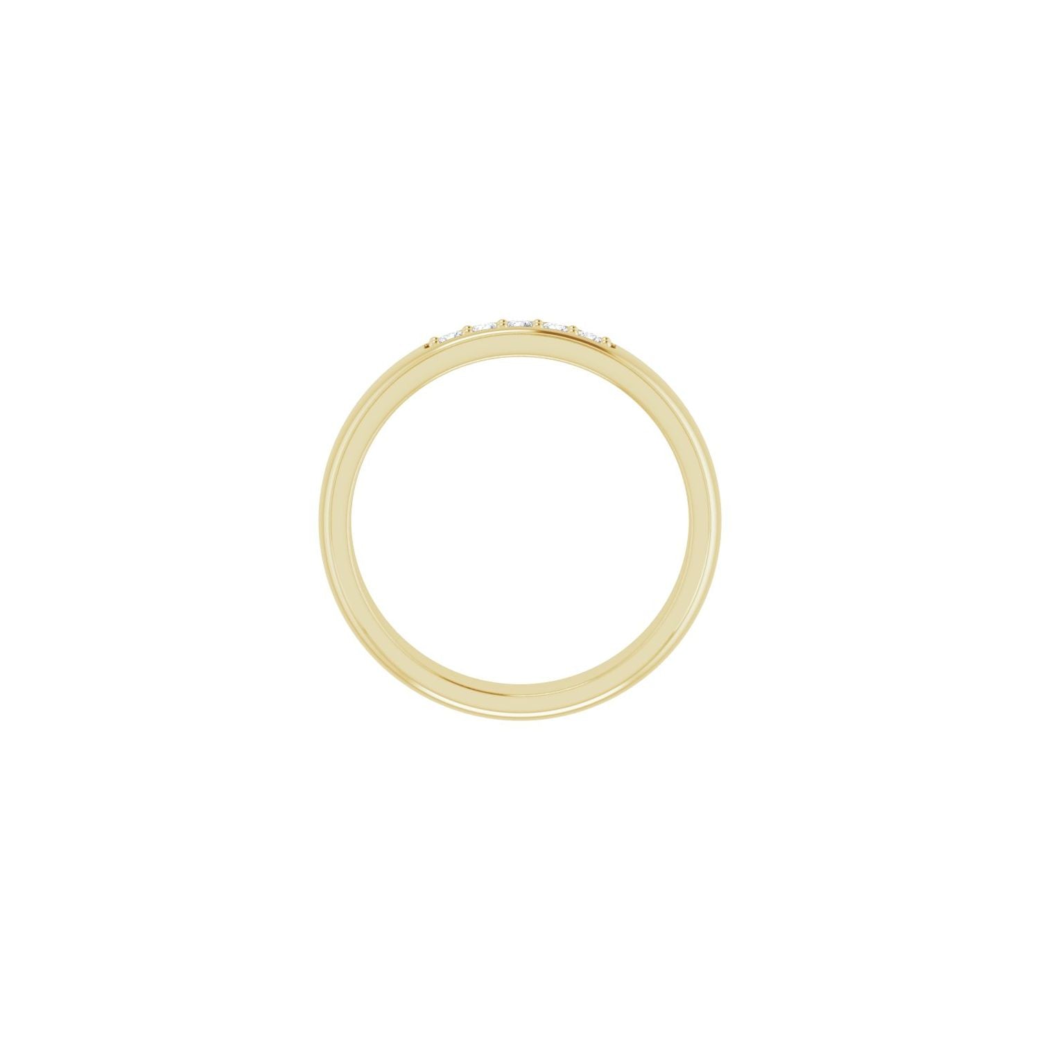 Moose — Round · 2 mm · 1/6 ctw, yellow gold
