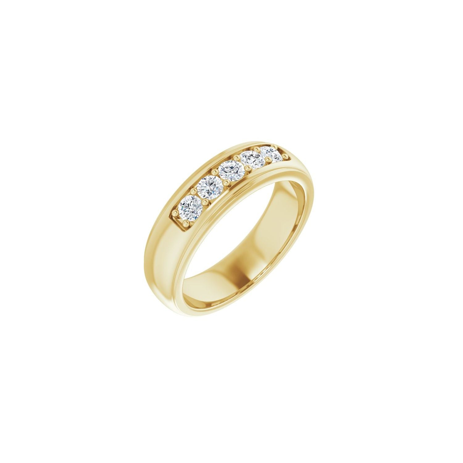 Moose — Round · 3.2 mm · 5/8 ctw, yellow gold