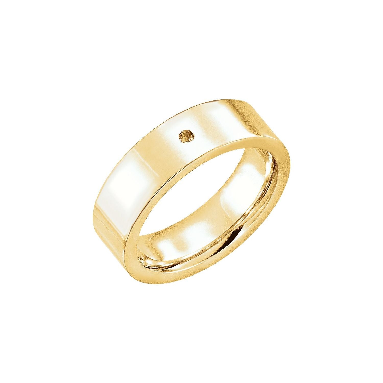 Lincoln — Round · 3 mm · 1/10 ctw, yellow gold