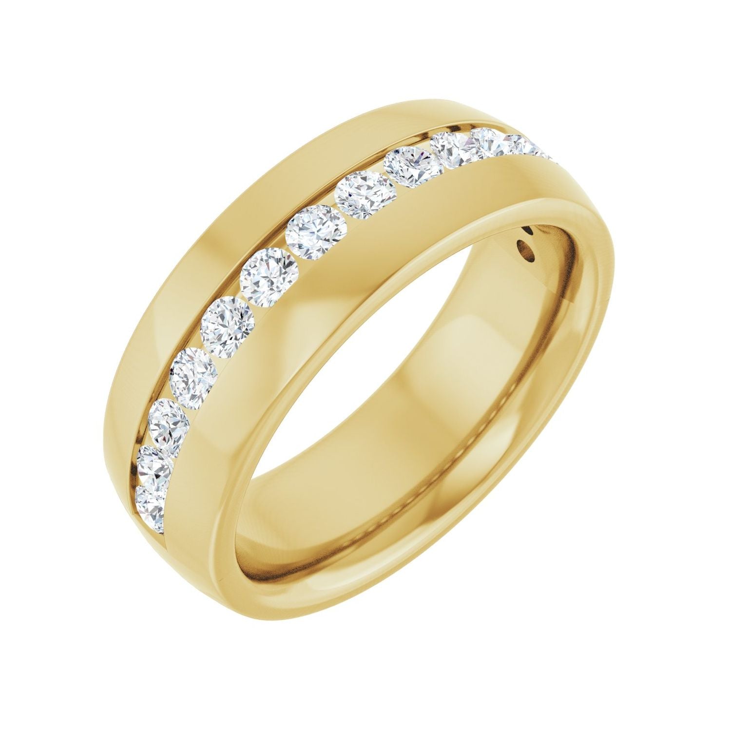 Badger — Round · 2.25 mm · 5/8 ctw, yellow gold