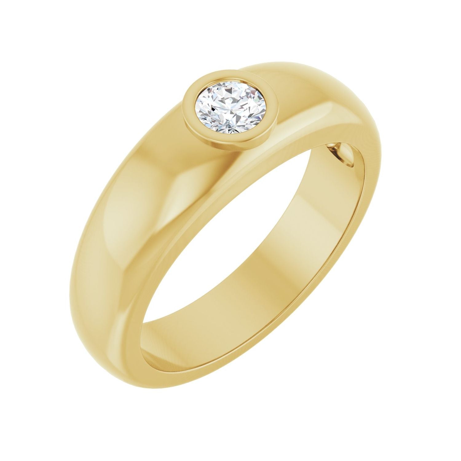 Oren — Round · 3.75 mm · 1/5 ctw, yellow gold