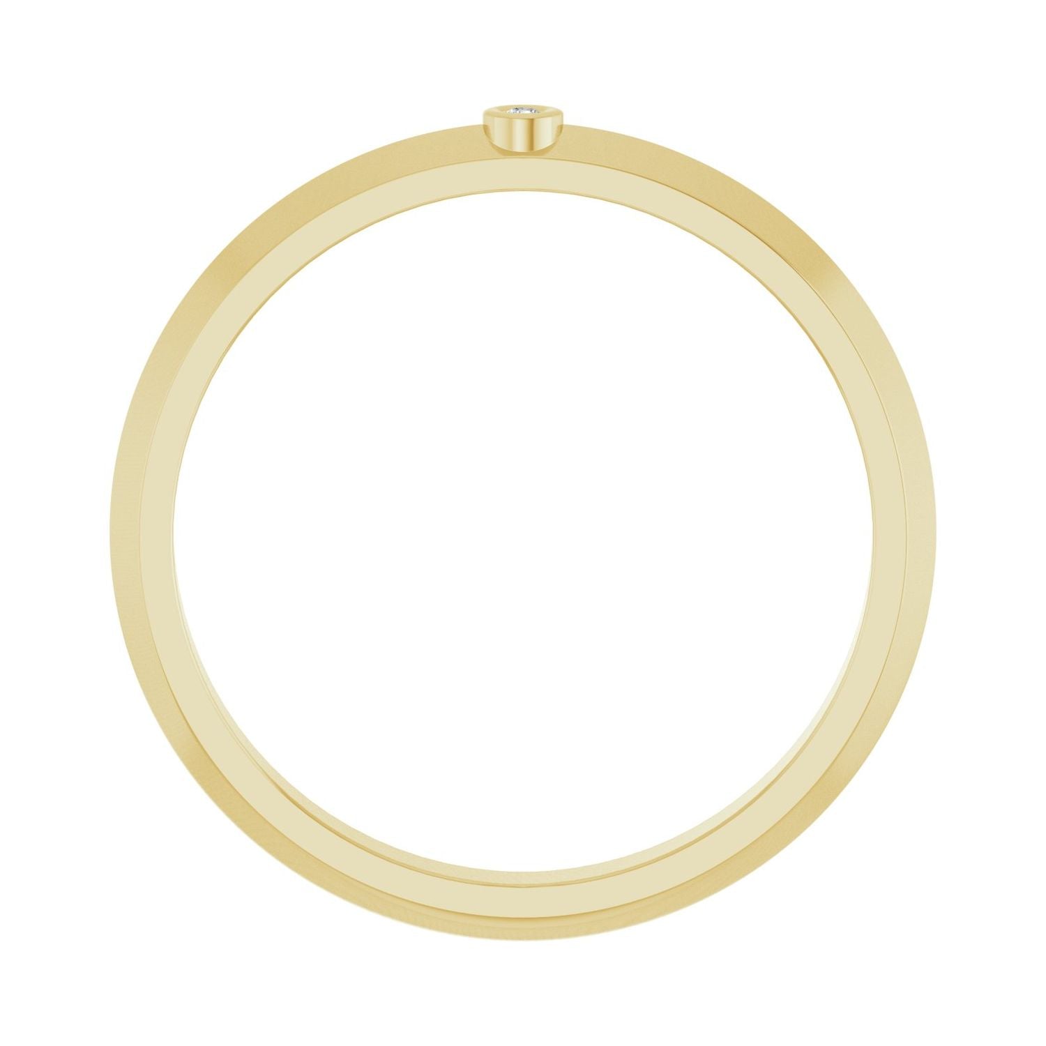 Pierce — Round · 1.2 mm · .0075 ctw, yellow gold