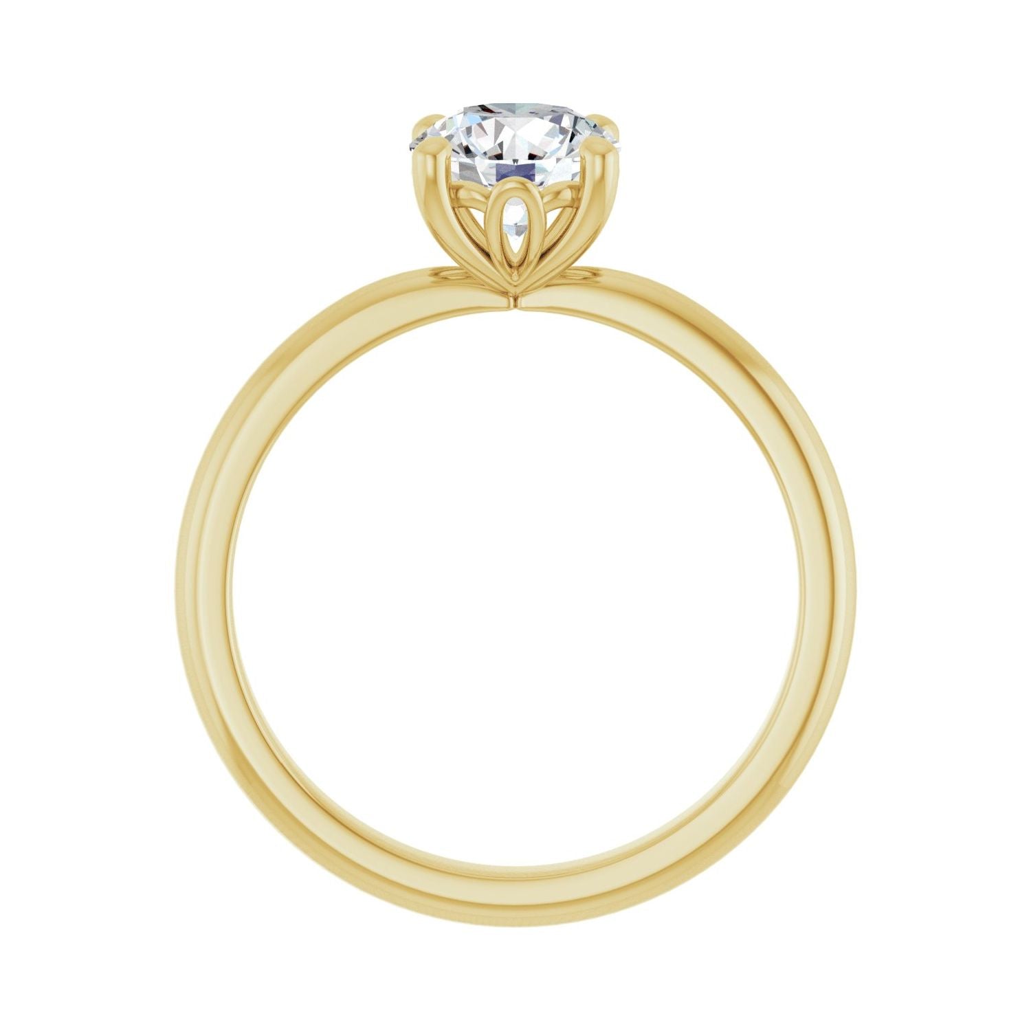 Mirella — Round center, yellow gold