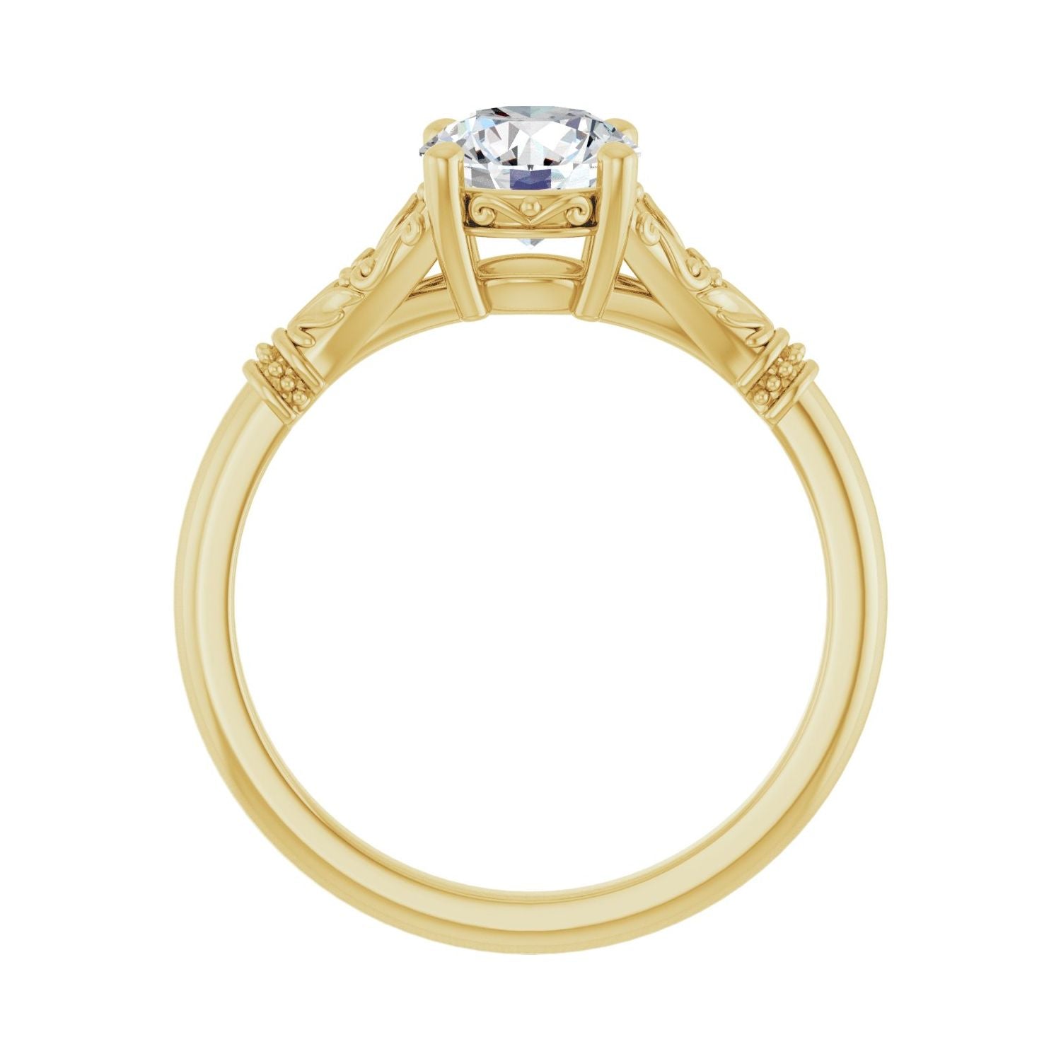 Winslow — Round center, yellow gold