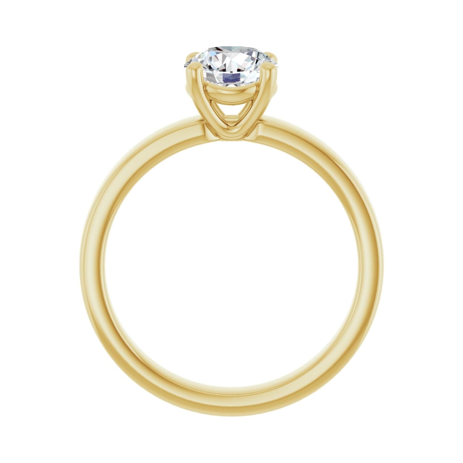 Lavinia — Round center, yellow gold