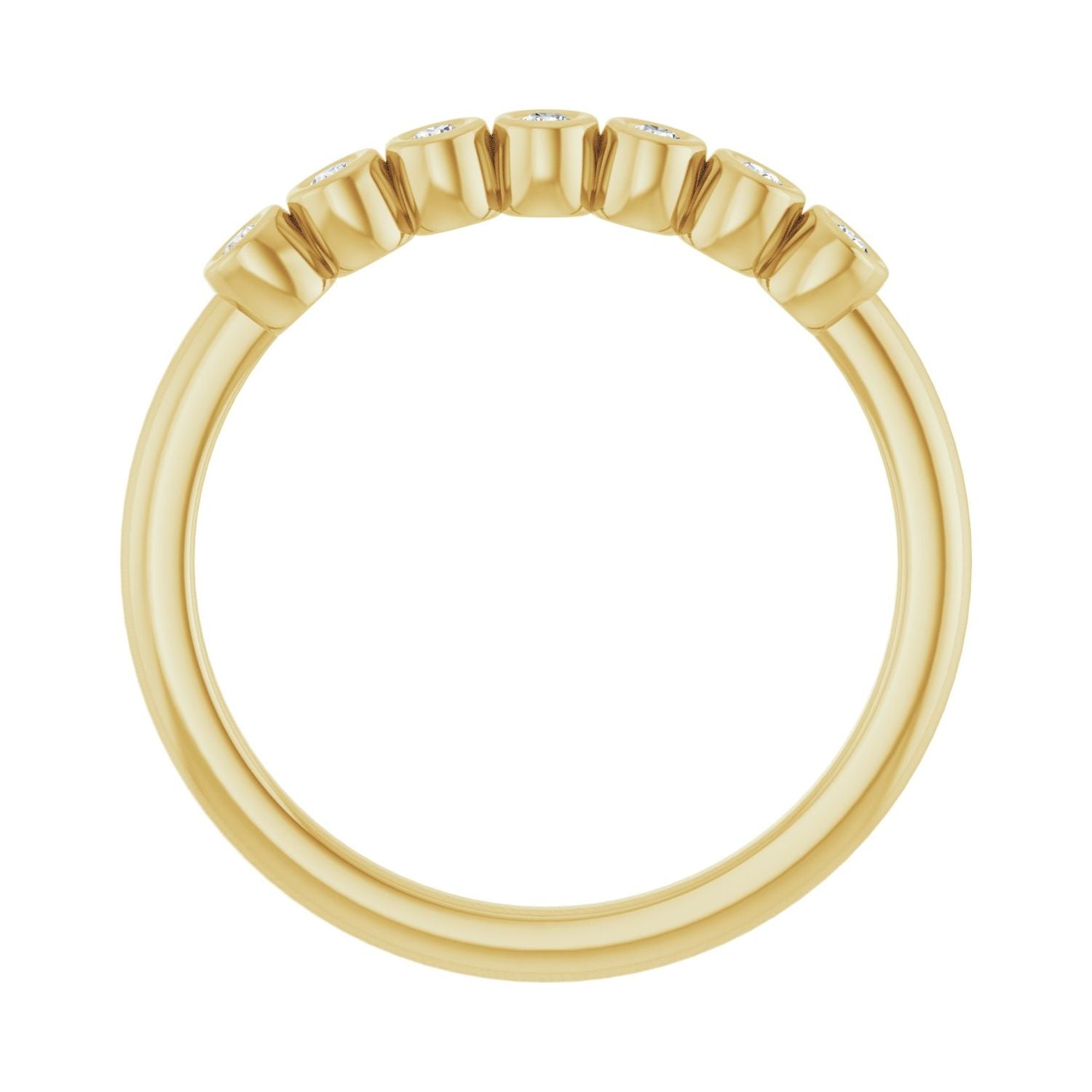 Faye — Round · 1.5 mm · 1/10 ctw, yellow gold