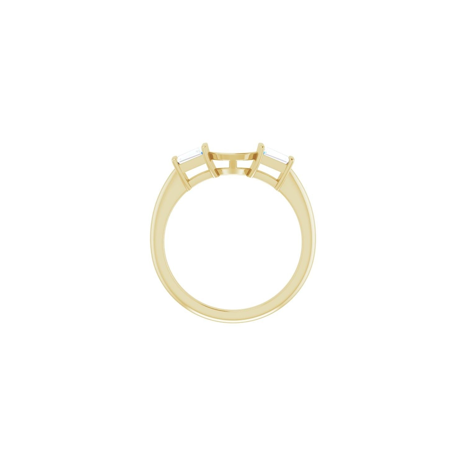 Moonlight — For the round Shimmer, yellow gold