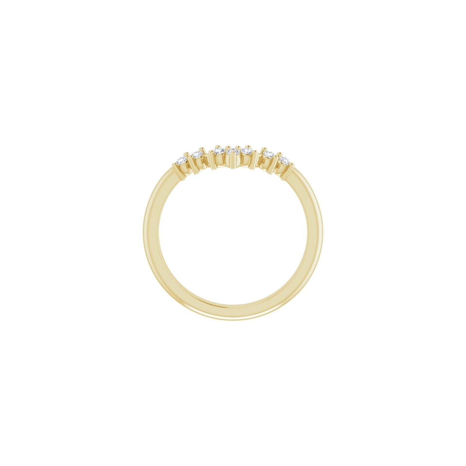 Gusto — For the round Luce, yellow gold