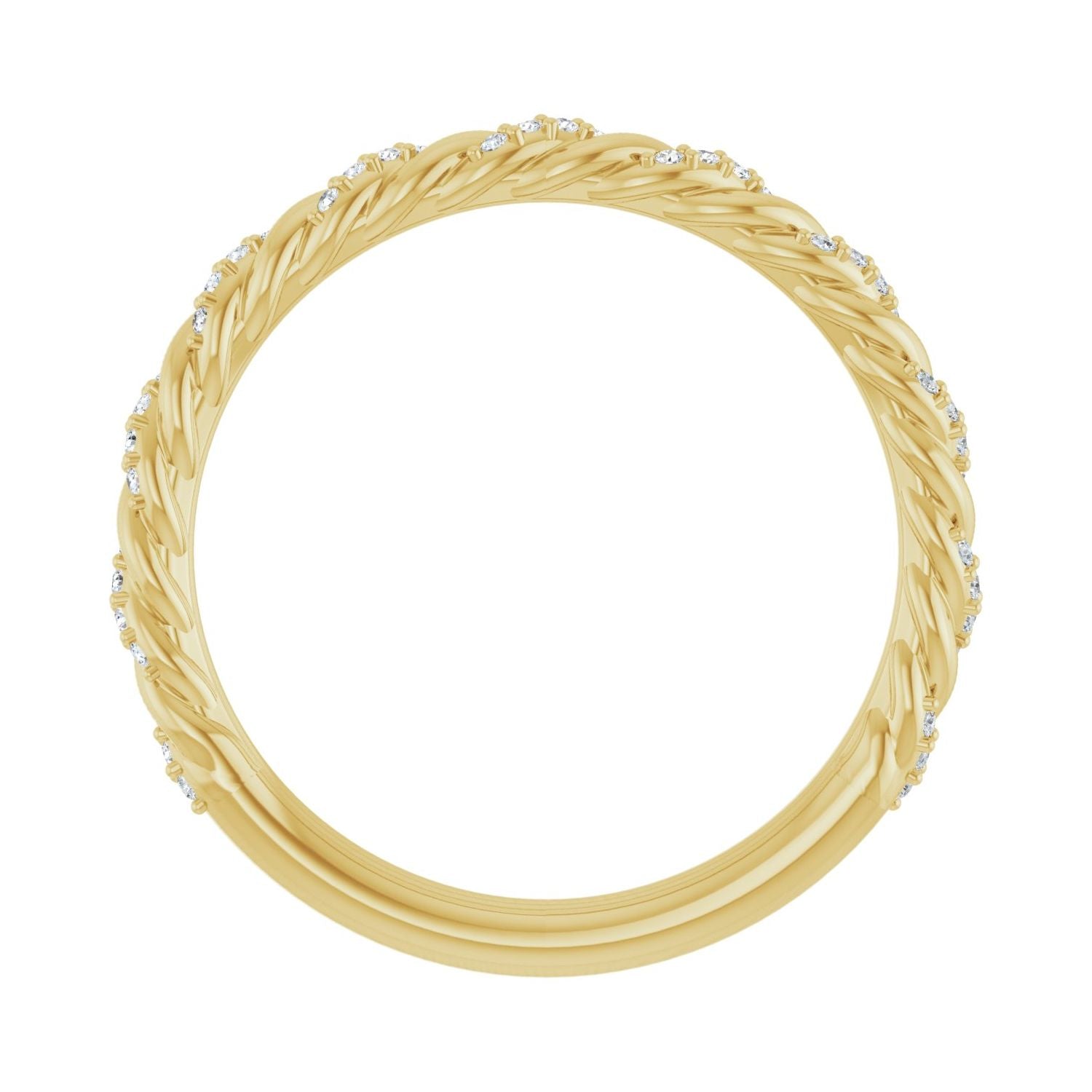 Elara — 0.8 mm, yellow gold