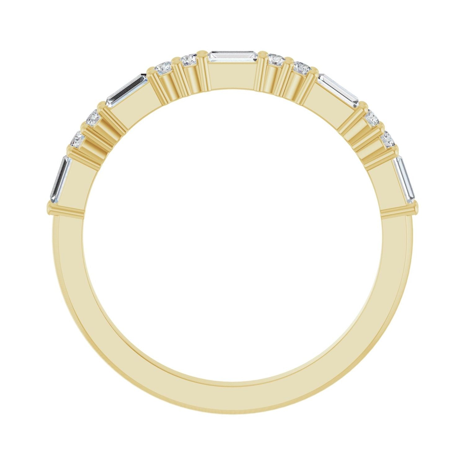 Liana — 3 x 1.25 mm, yellow gold