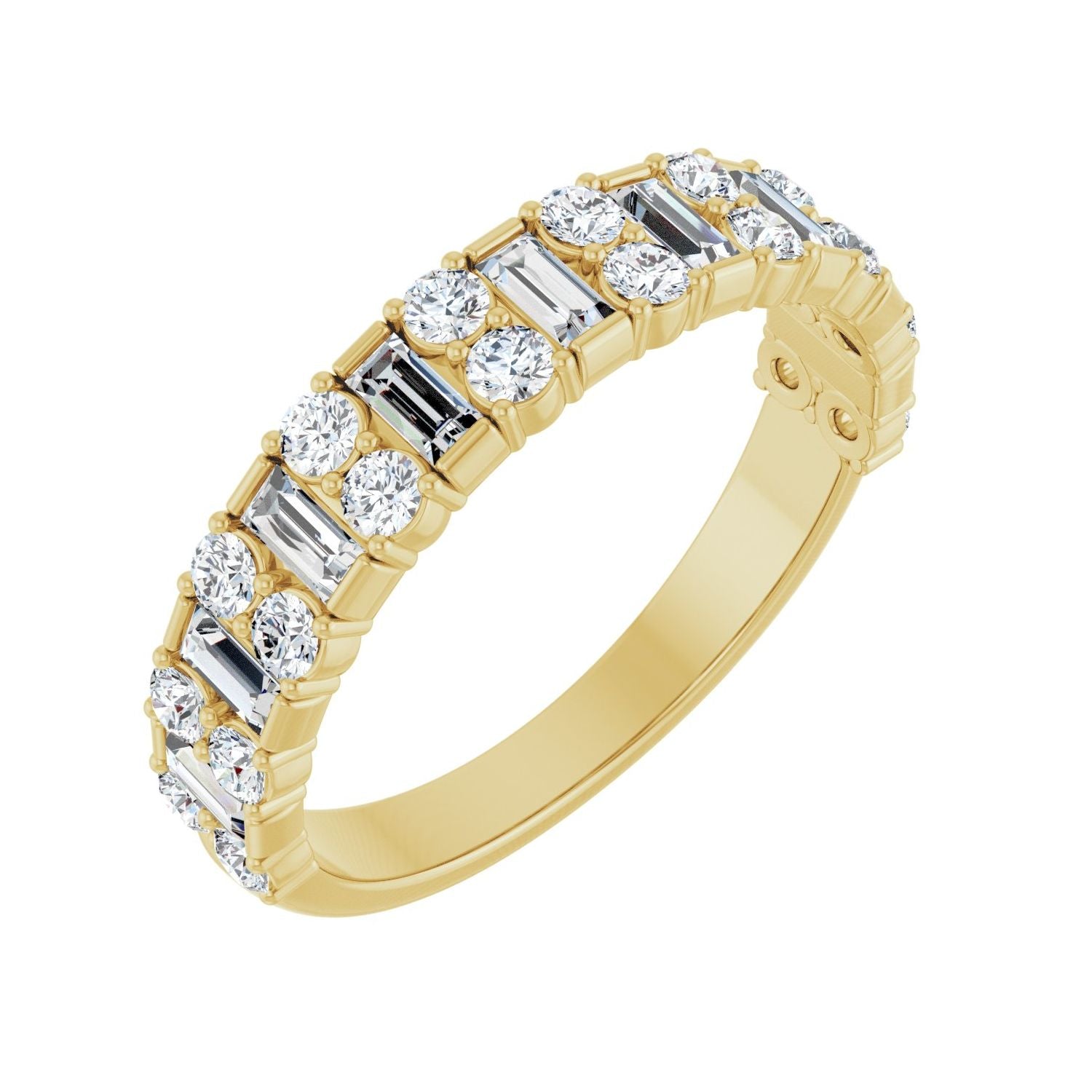 Odile — 3 x 1.5 mm, yellow gold