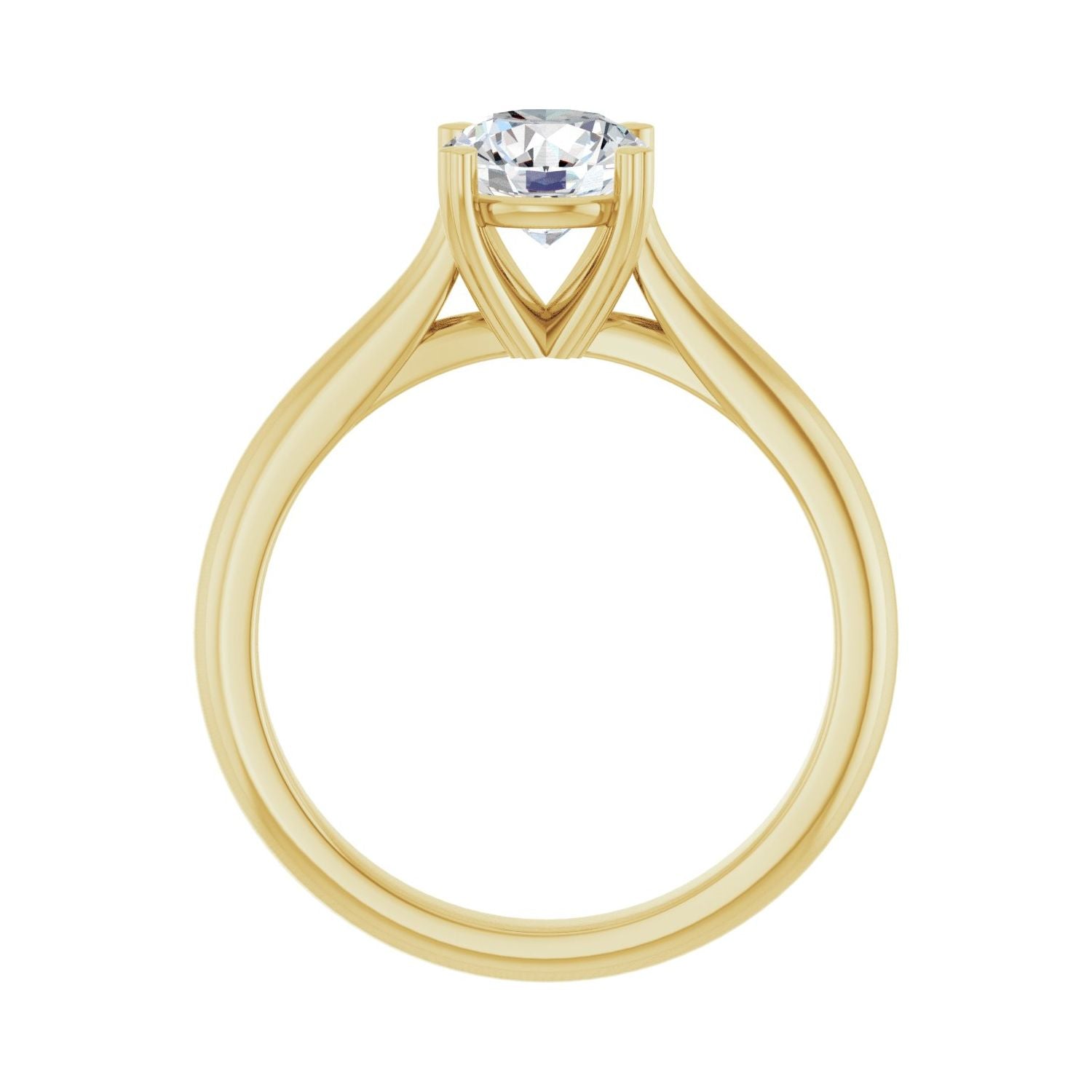 Adelaide — Round center, yellow gold
