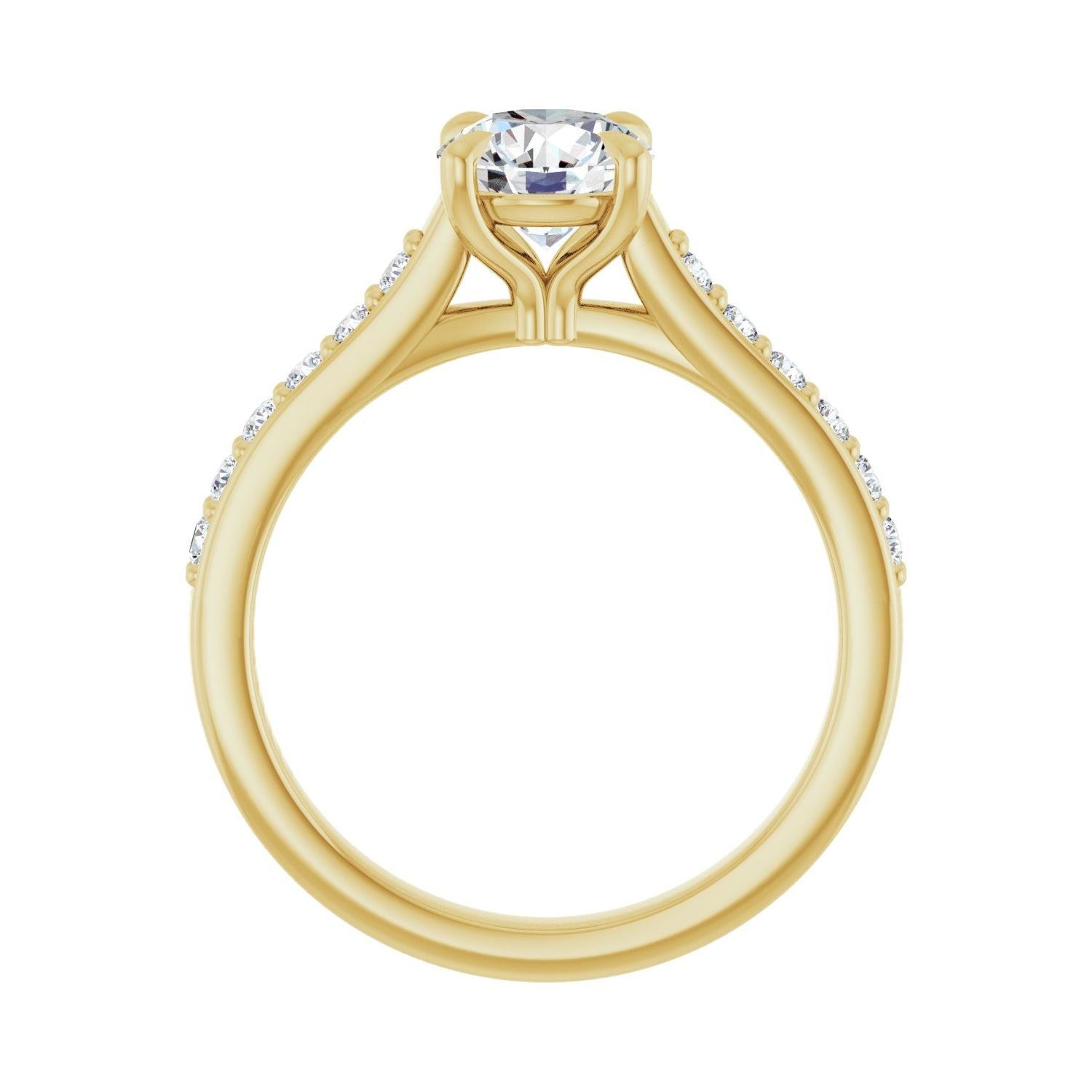 Magia — Round center, yellow gold
