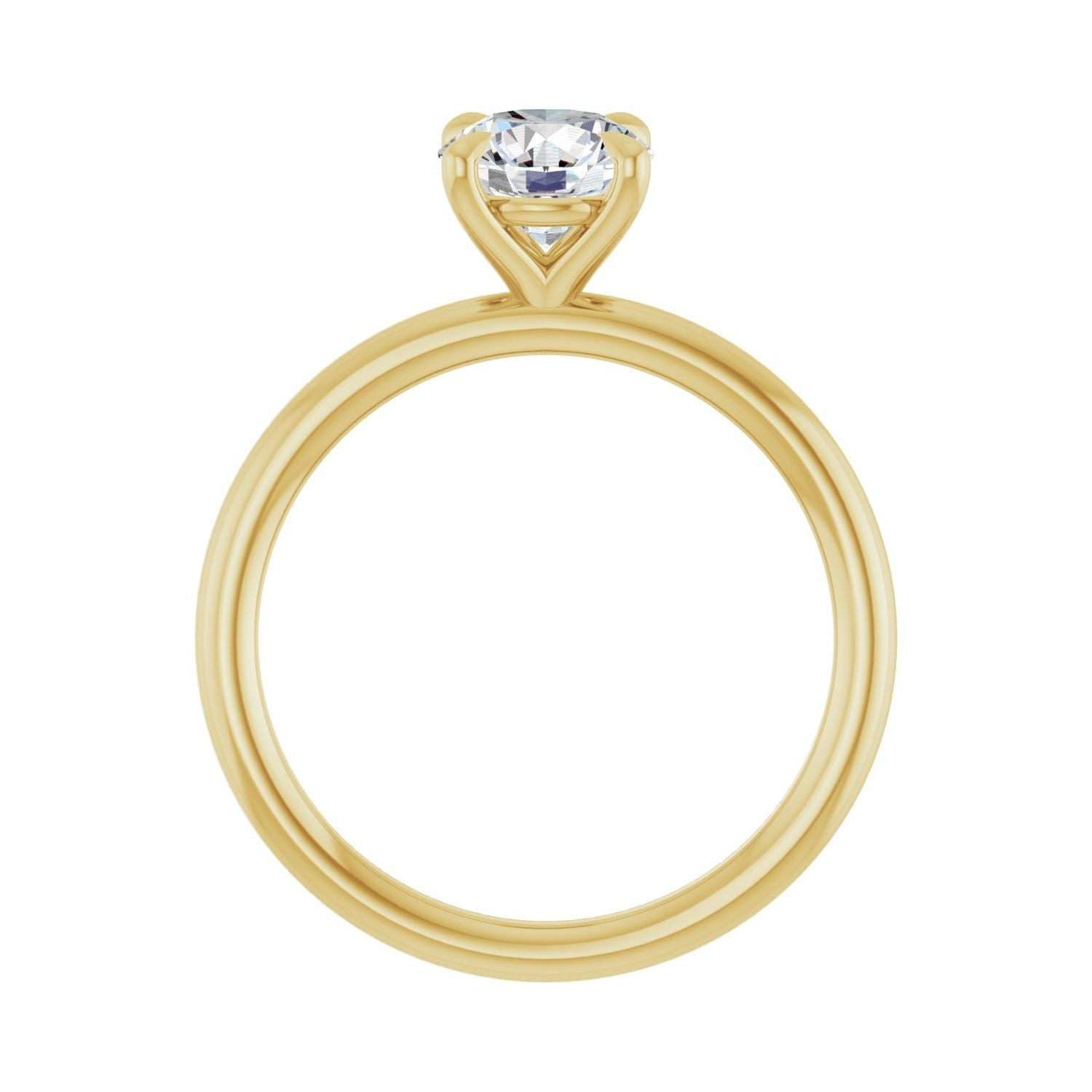 Sublime — Round center, yellow gold