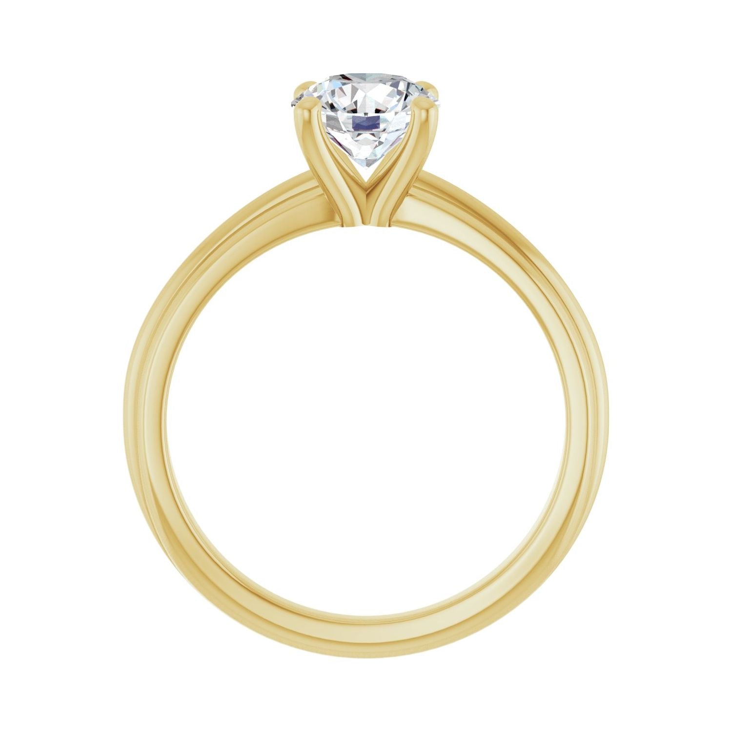 Favola — Round center, yellow gold
