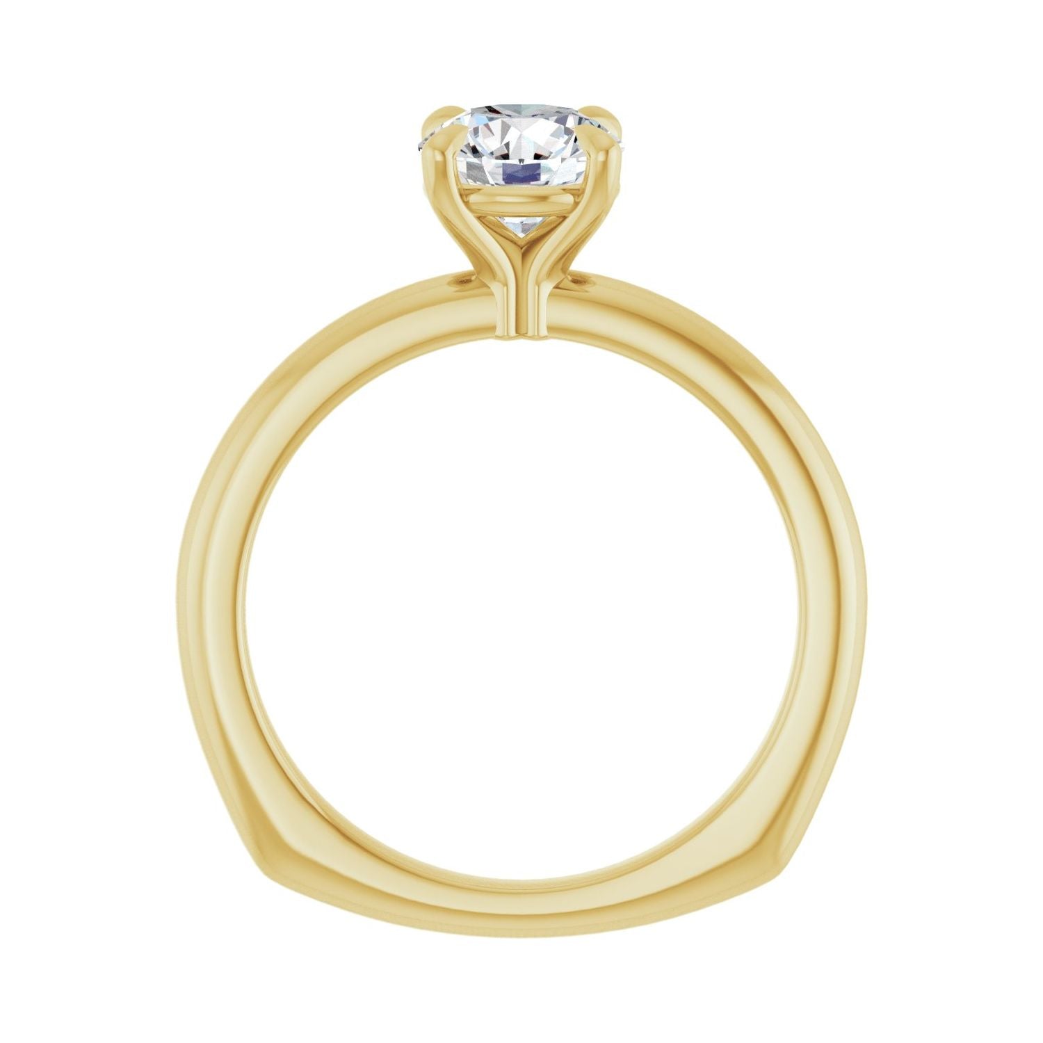 Granada — Round center, yellow gold
