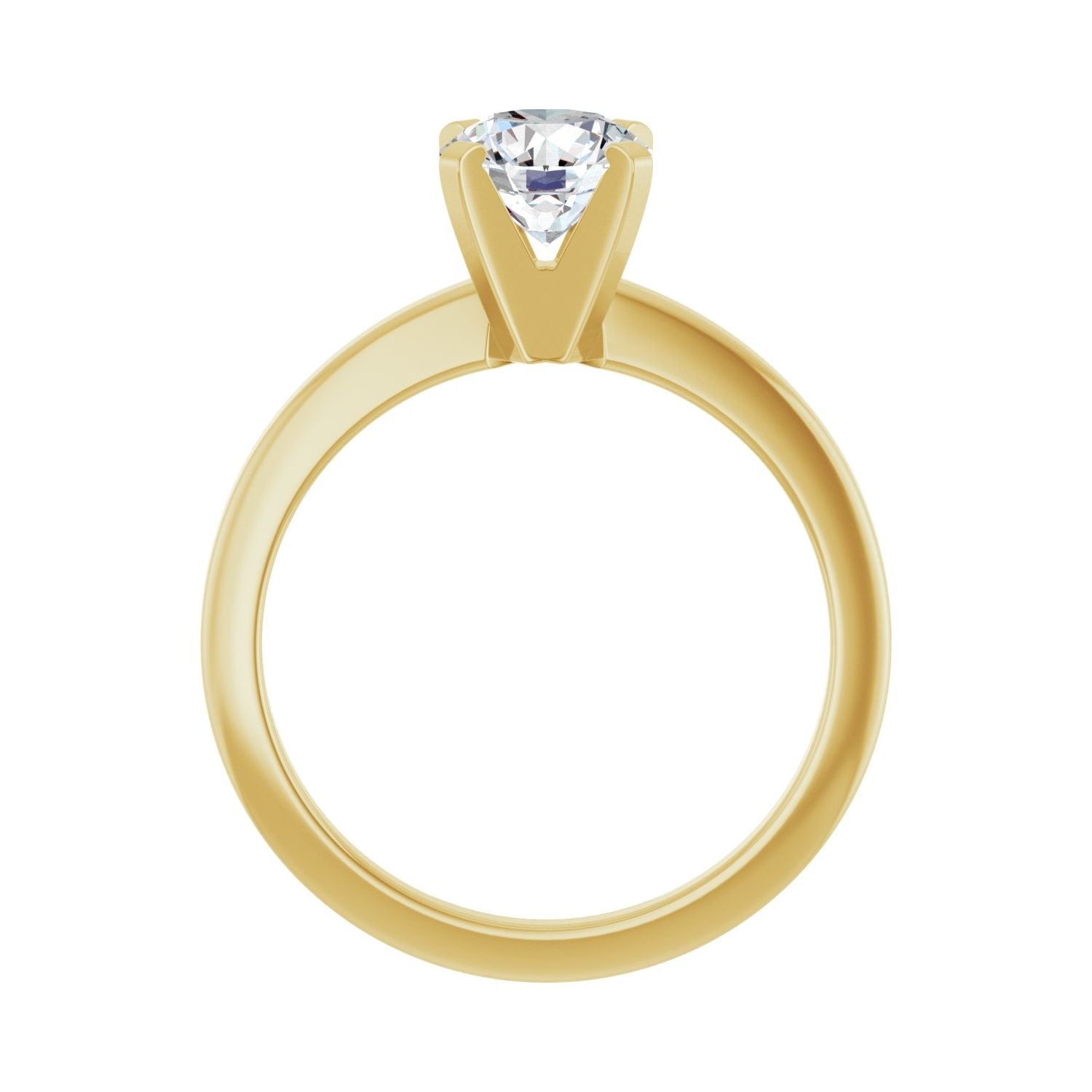 Magnificent — Round center, yellow gold