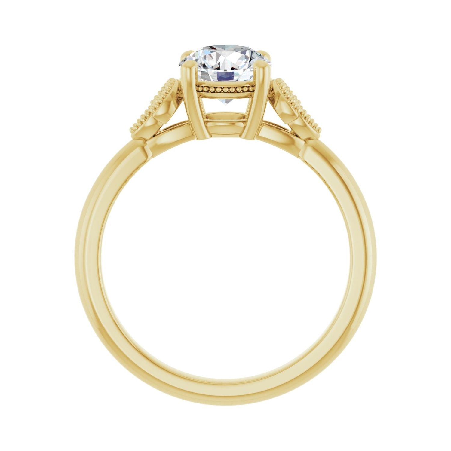 Unfading — Round center, yellow gold