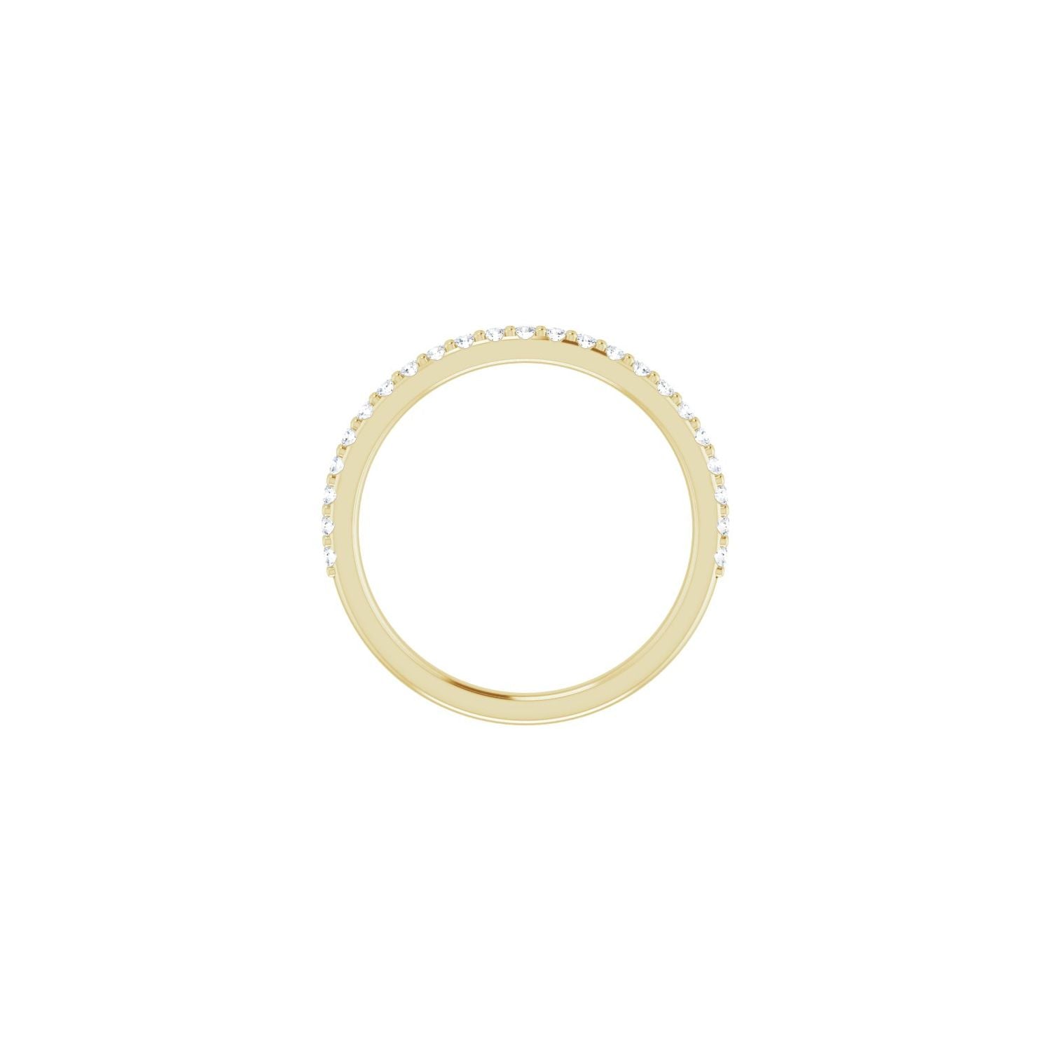 Gabriela — For the round Tuscany, yellow gold