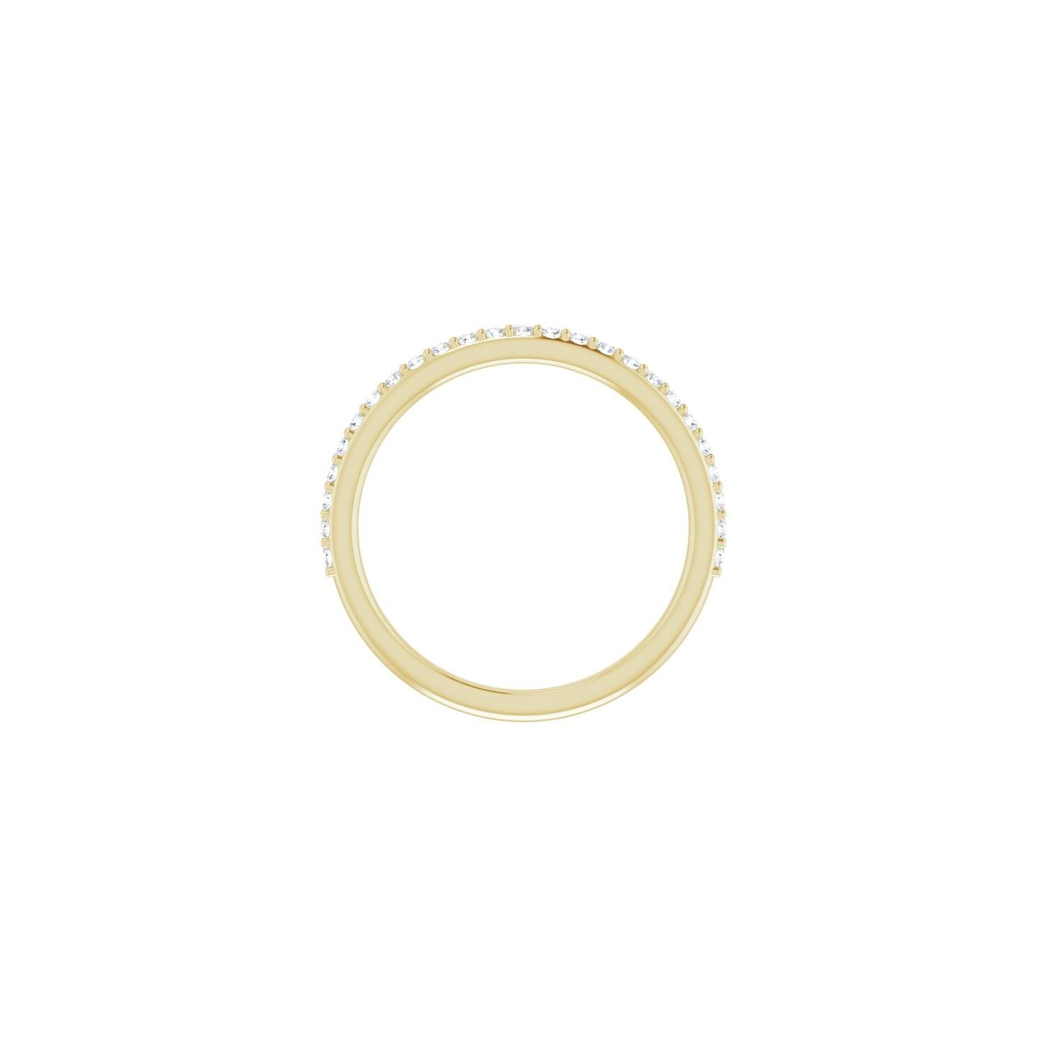 Ginette — For the round Lyric, yellow gold