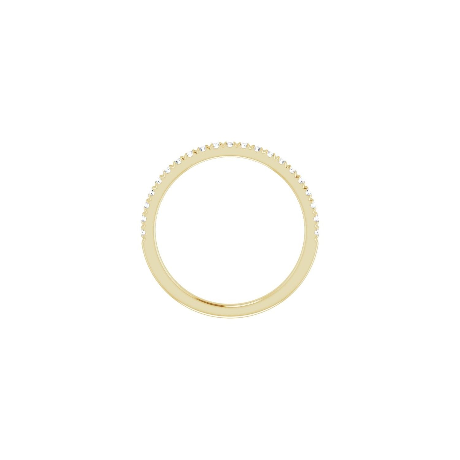Gwenore — For the round Siena, yellow gold
