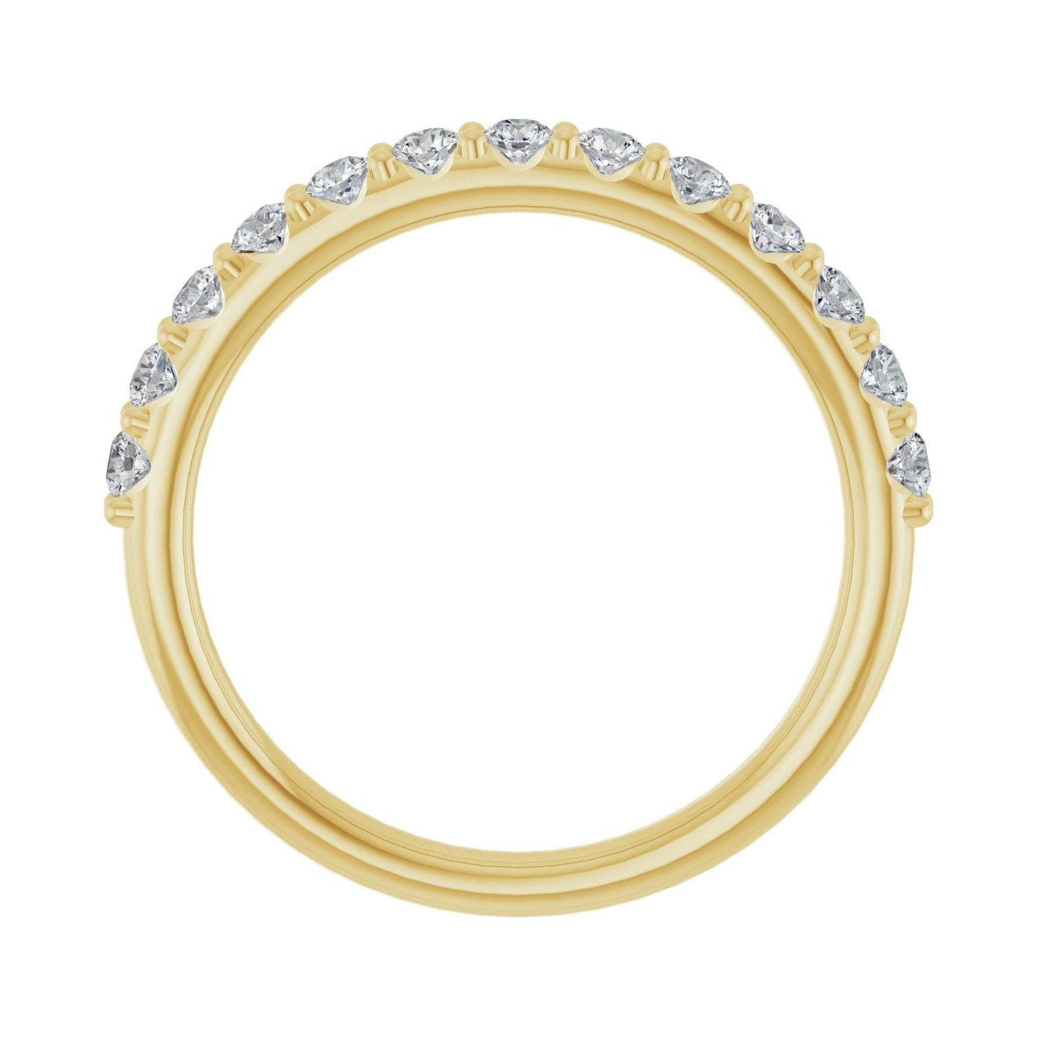 Hortensia — For the round Wisteria, yellow gold