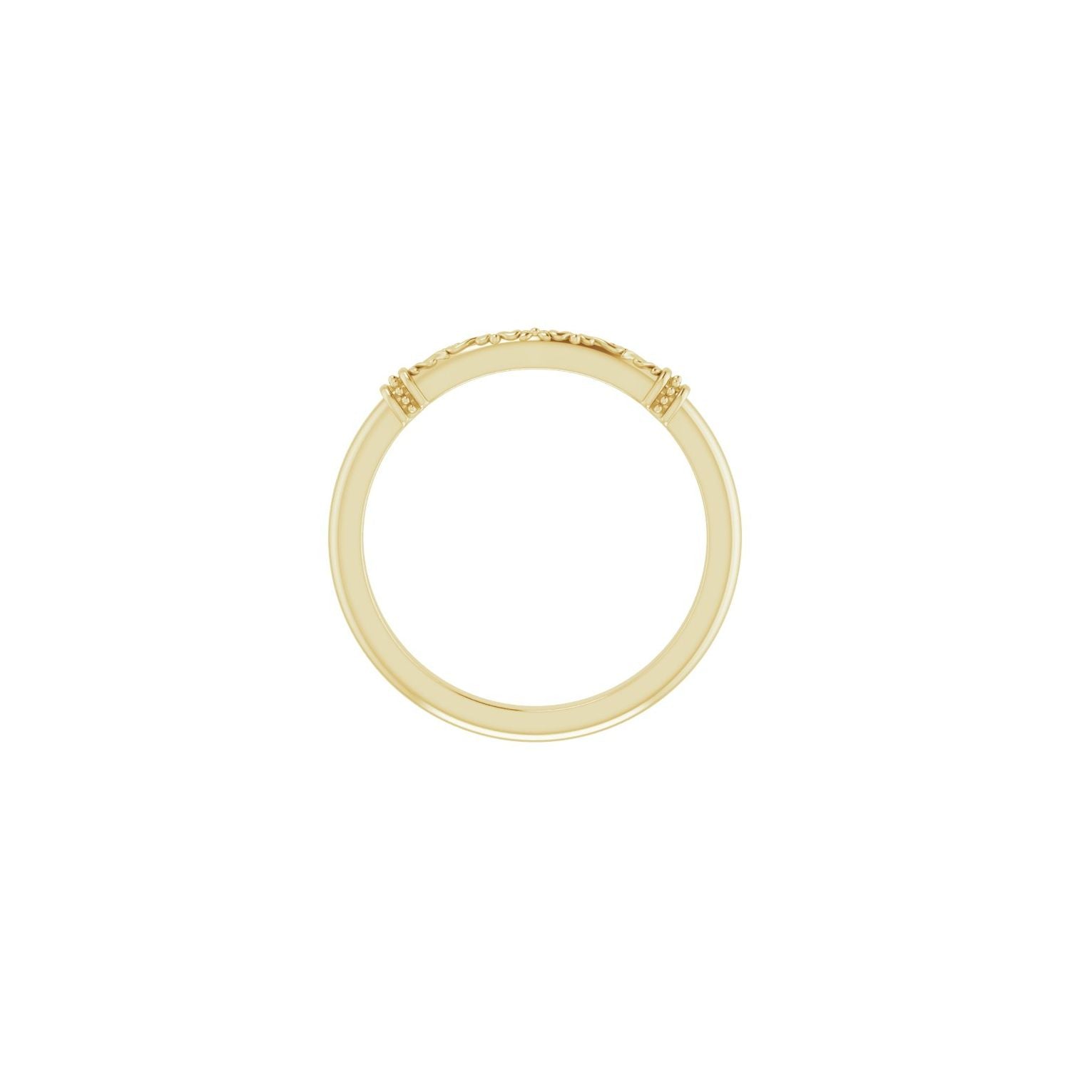 Jacquette — Round · 4.1 mm, yellow gold