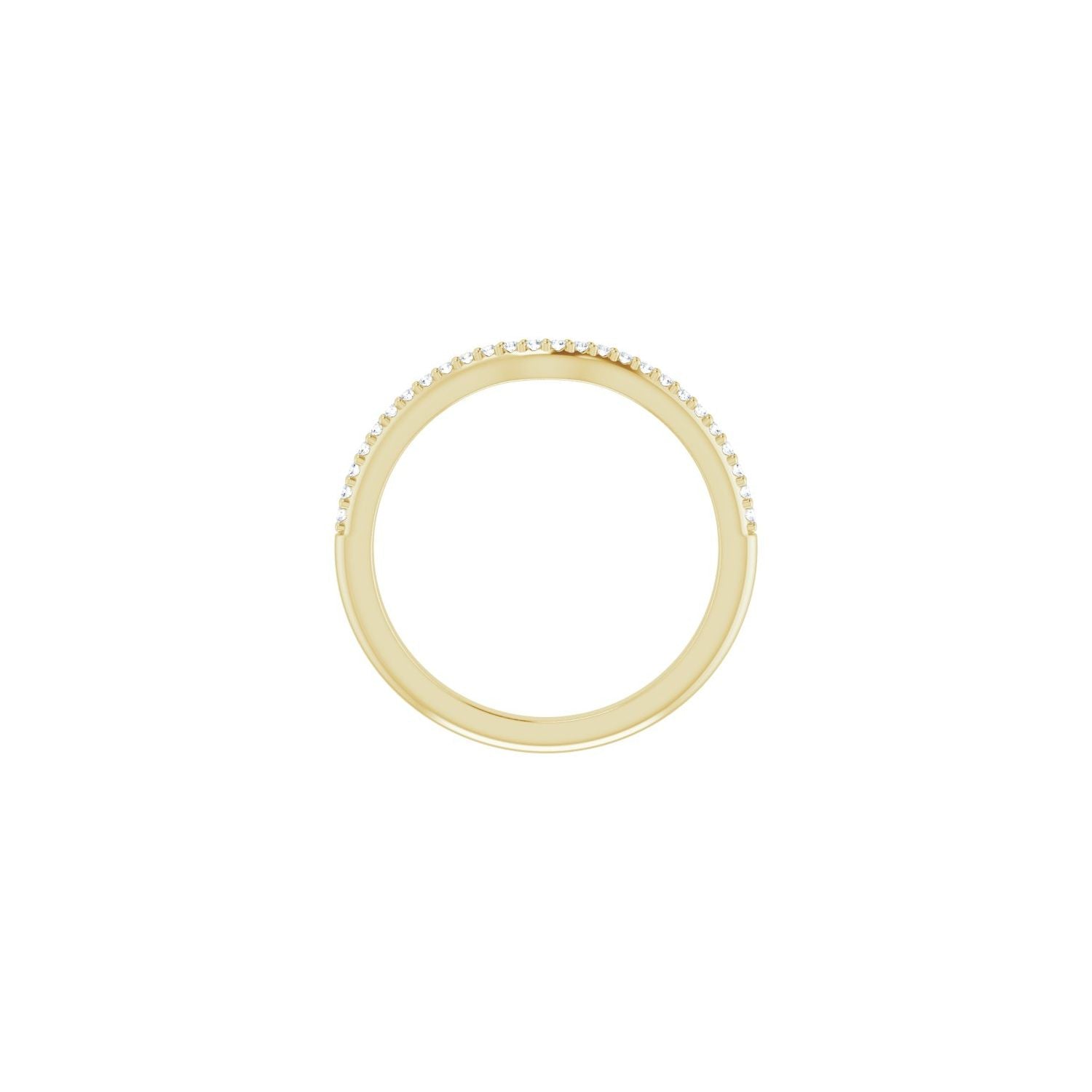 Jeannine — 1 mm · 1/8 ctw, yellow gold