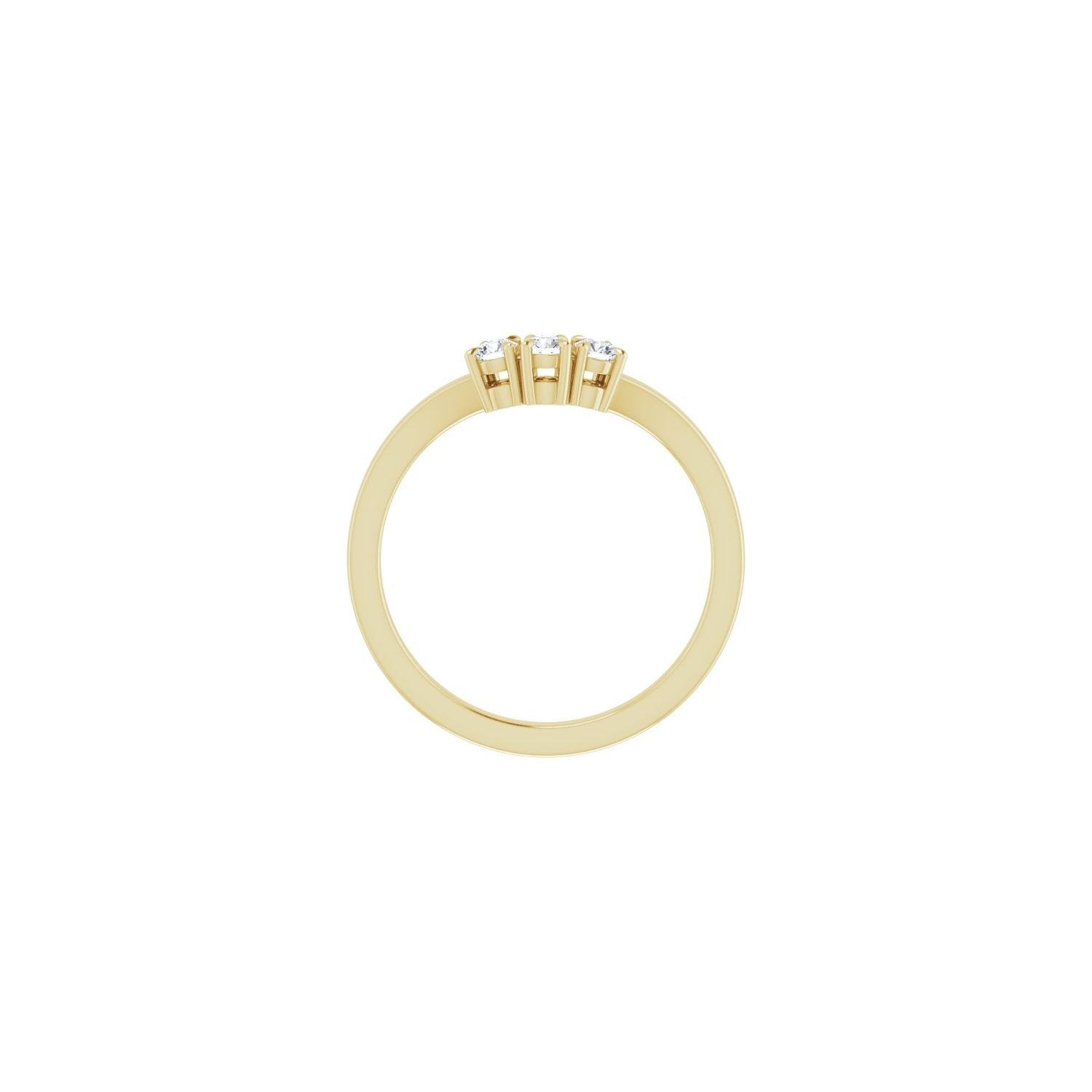 Josette — 2.5 mm · 1/5 ctw, yellow gold