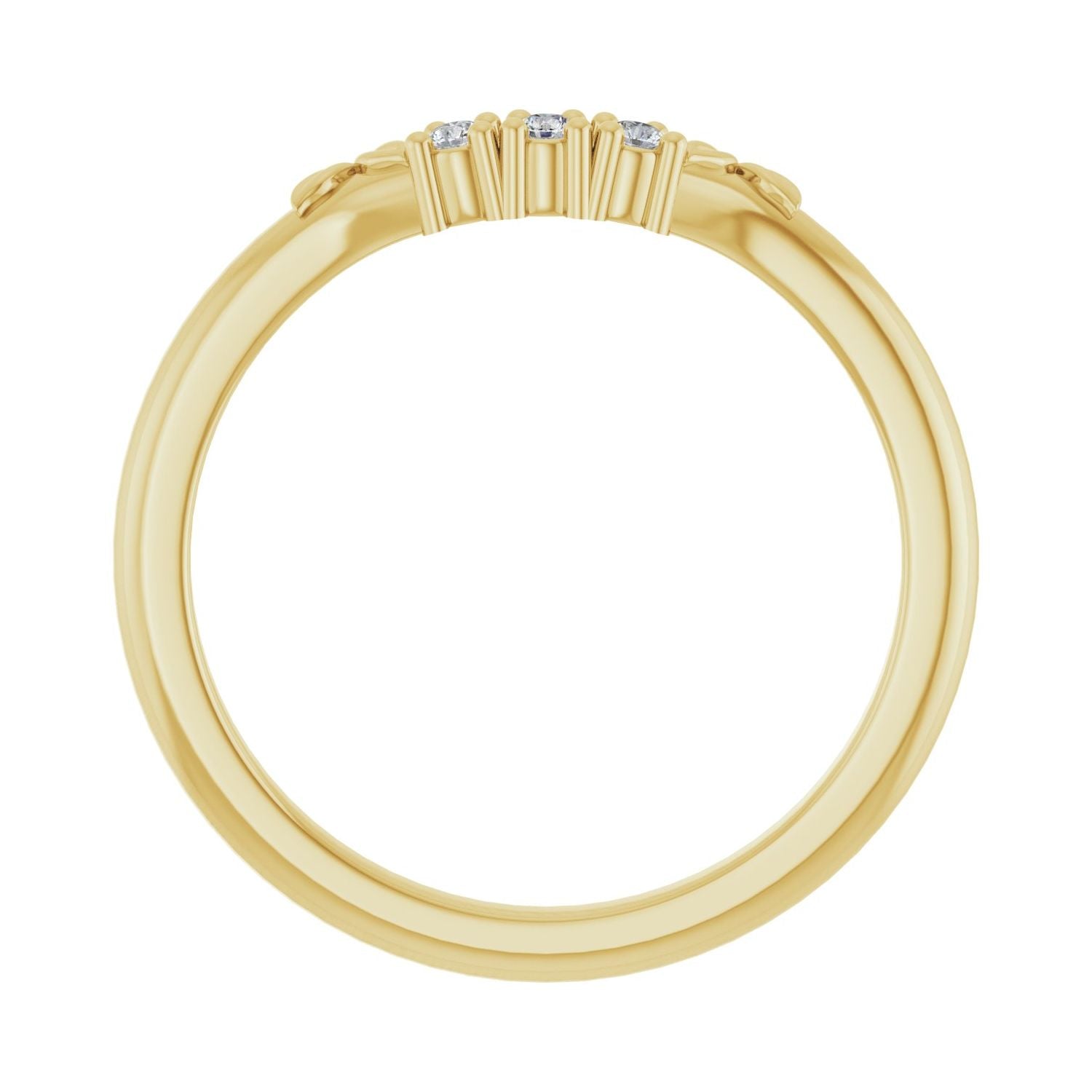 Katrine — 1.5 mm · 0.04 ctw, yellow gold