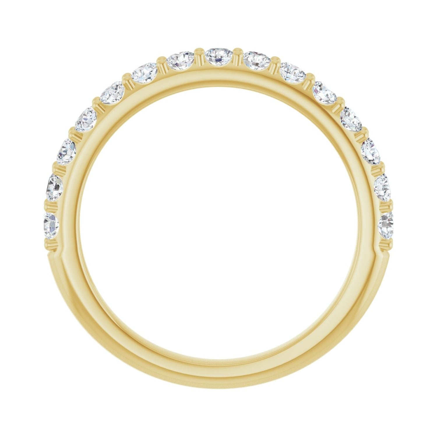 Lavena — For the round Ischia, yellow gold