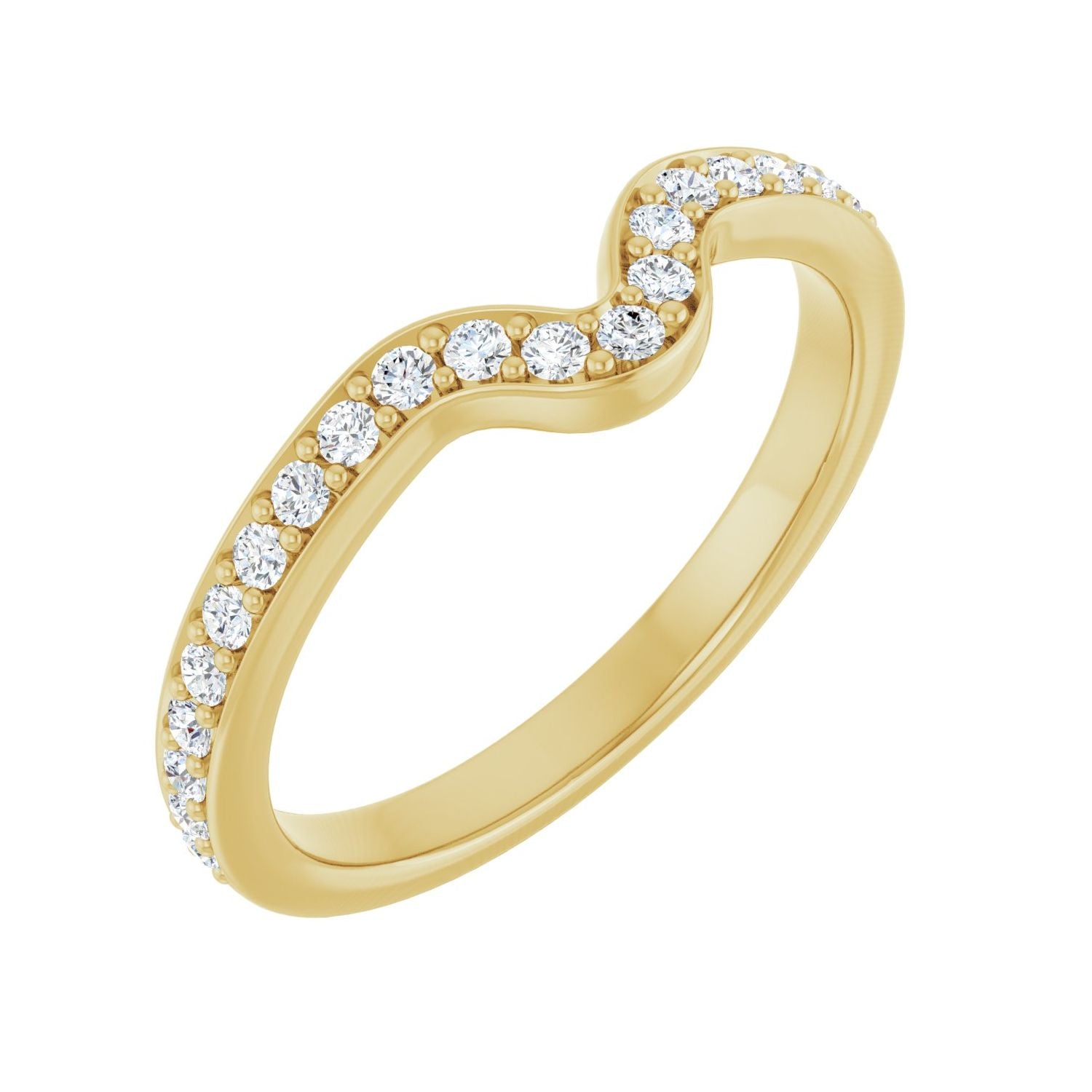 Lusia — 1.4 mm · 1/3 ctw, yellow gold