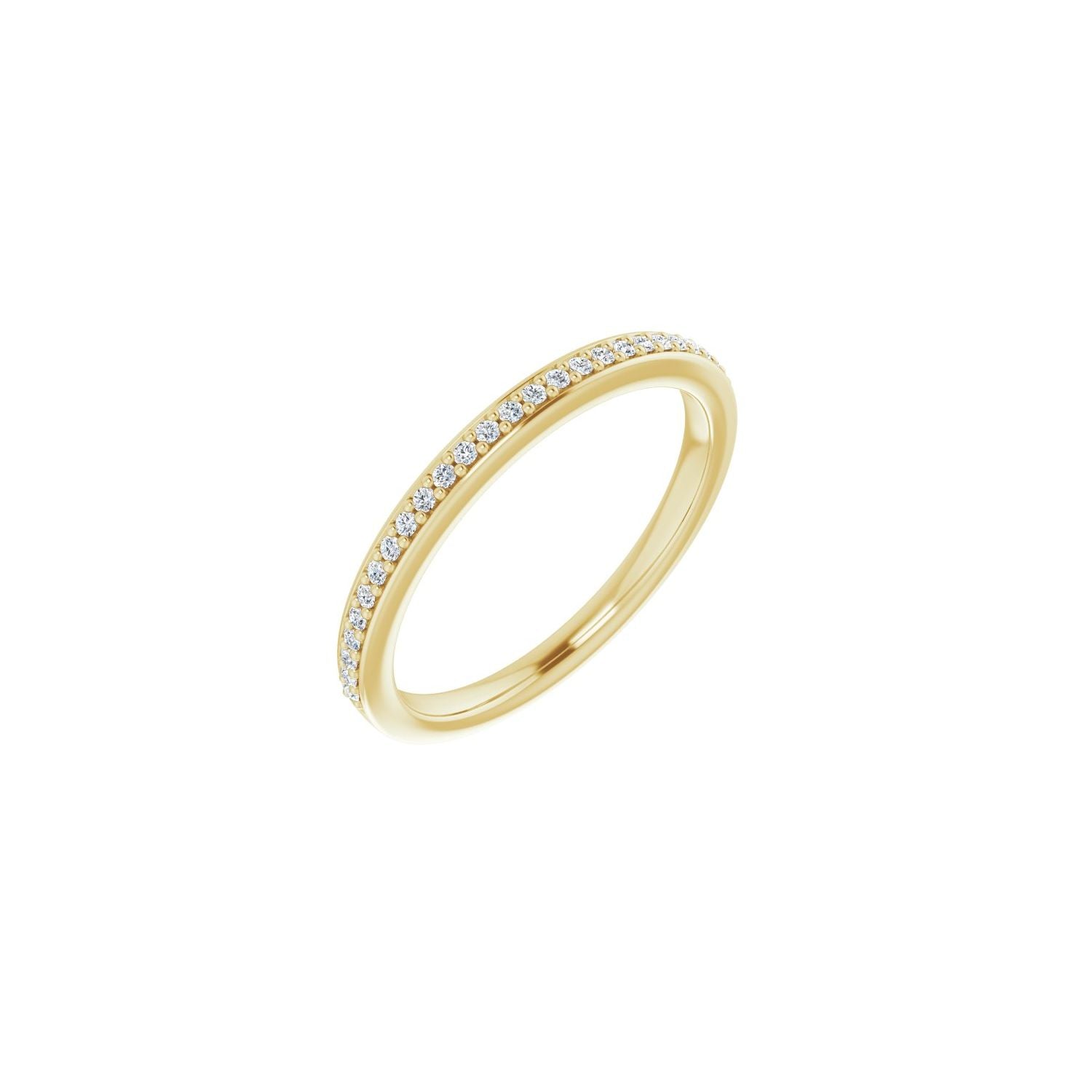 Lysette — 1 mm · 1/8 ctw, yellow gold