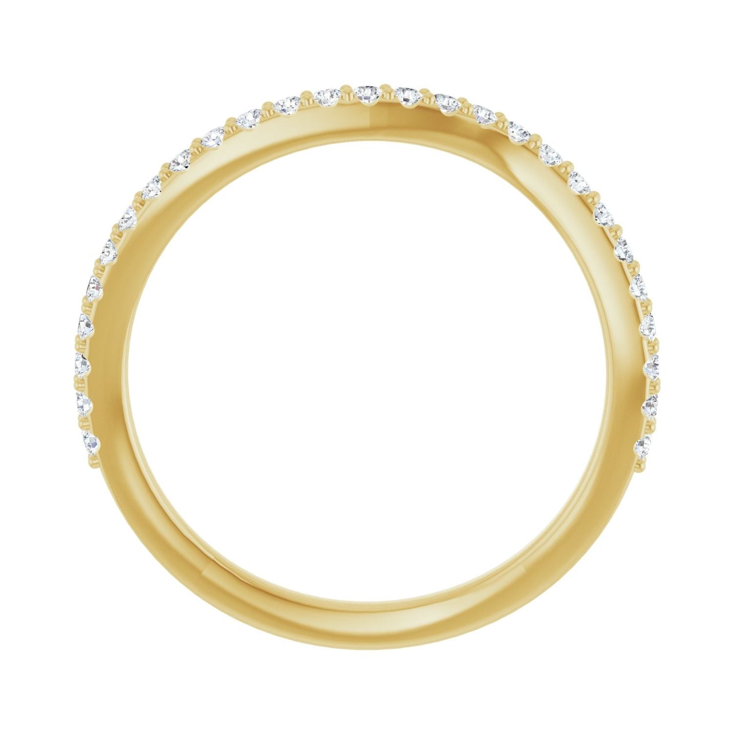 Mariane — Round · 1.3 mm · 1/4 ctw, yellow gold