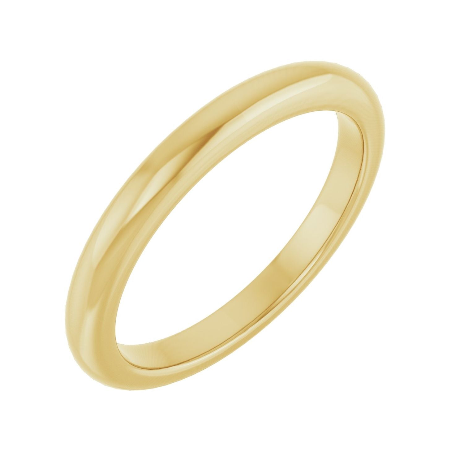 Mathea — Round · 8.2 mm, yellow gold