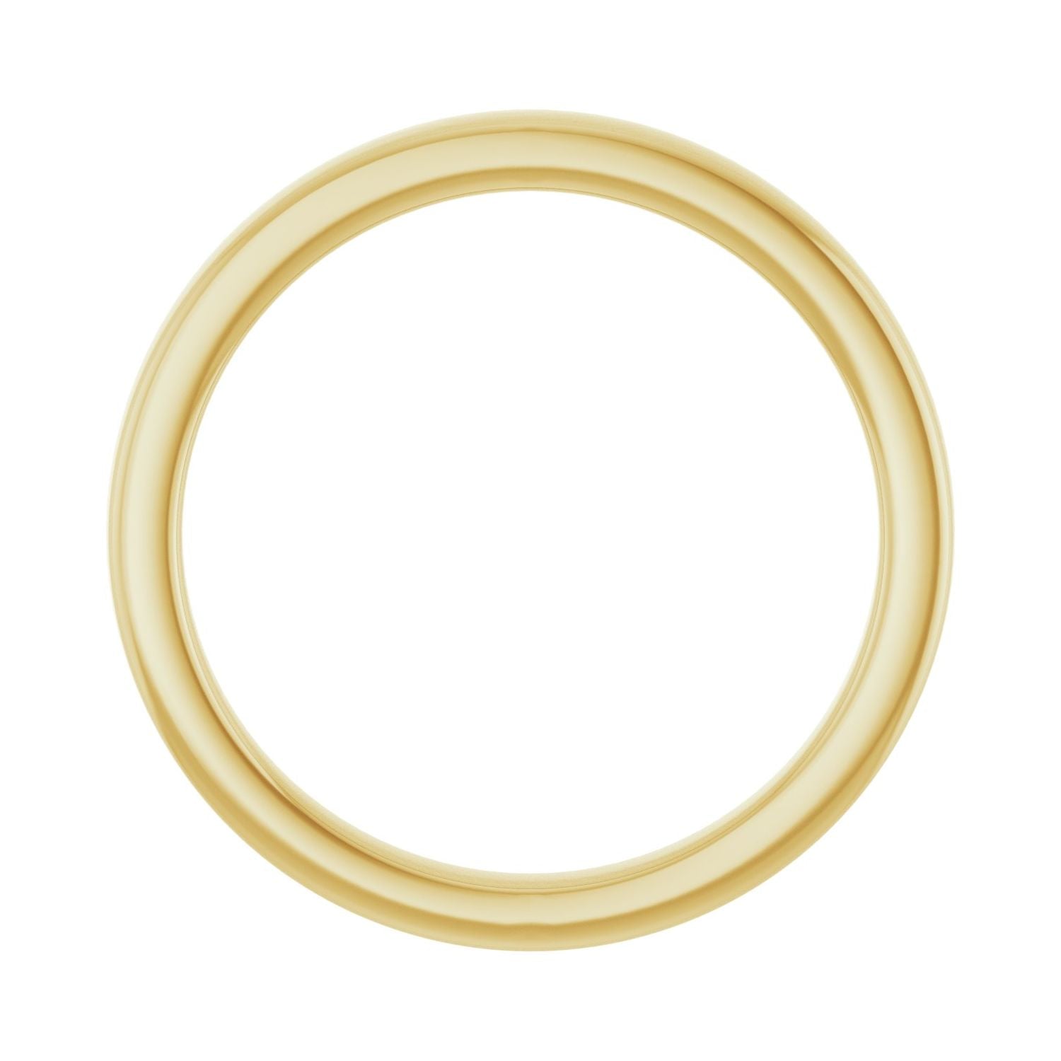 Orelia — Round · 4.1 mm, yellow gold