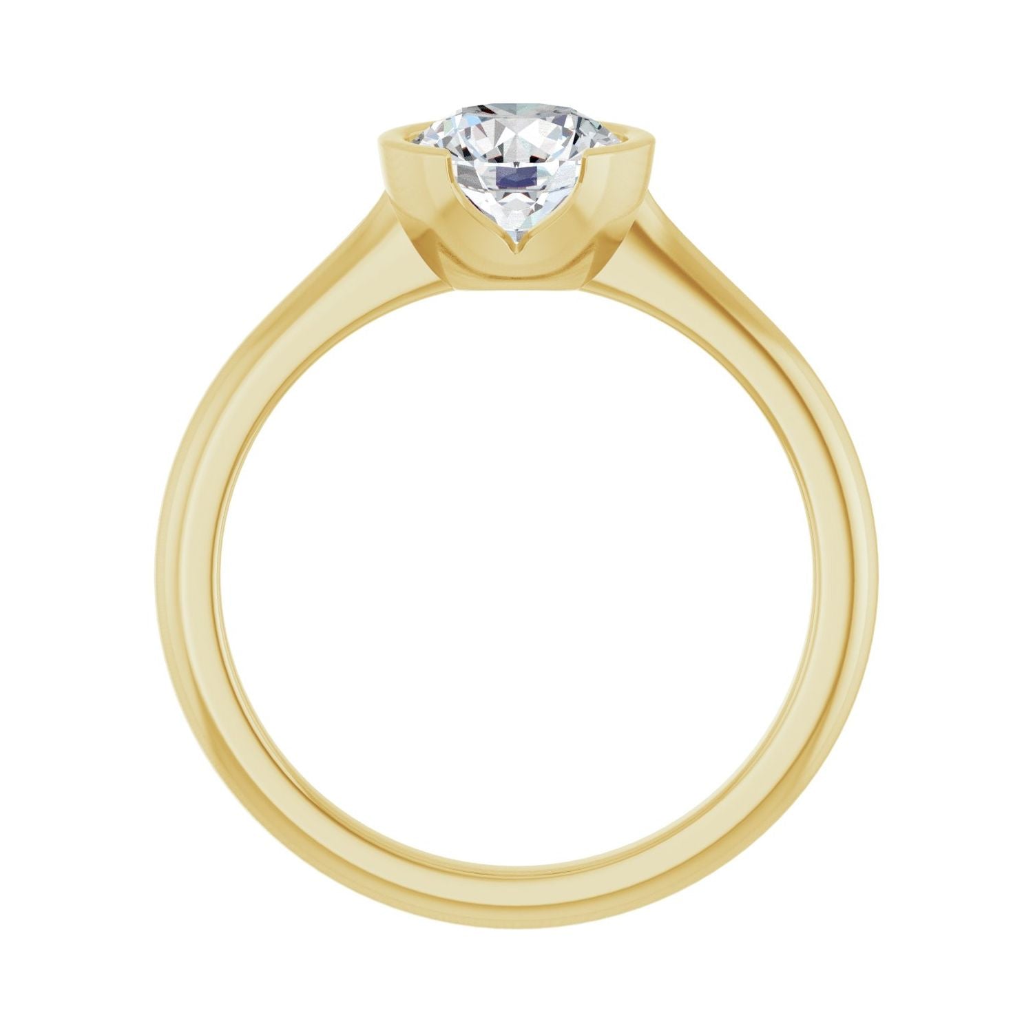 Starflower — Round center, yellow gold