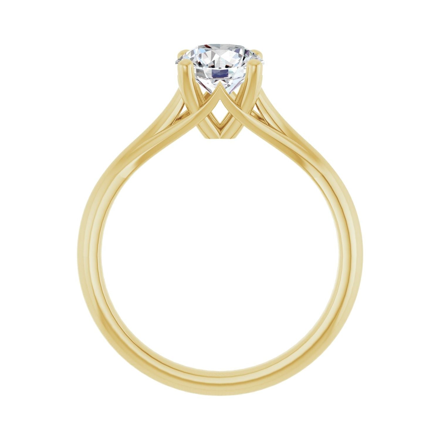 Starstruck — Round center, yellow gold