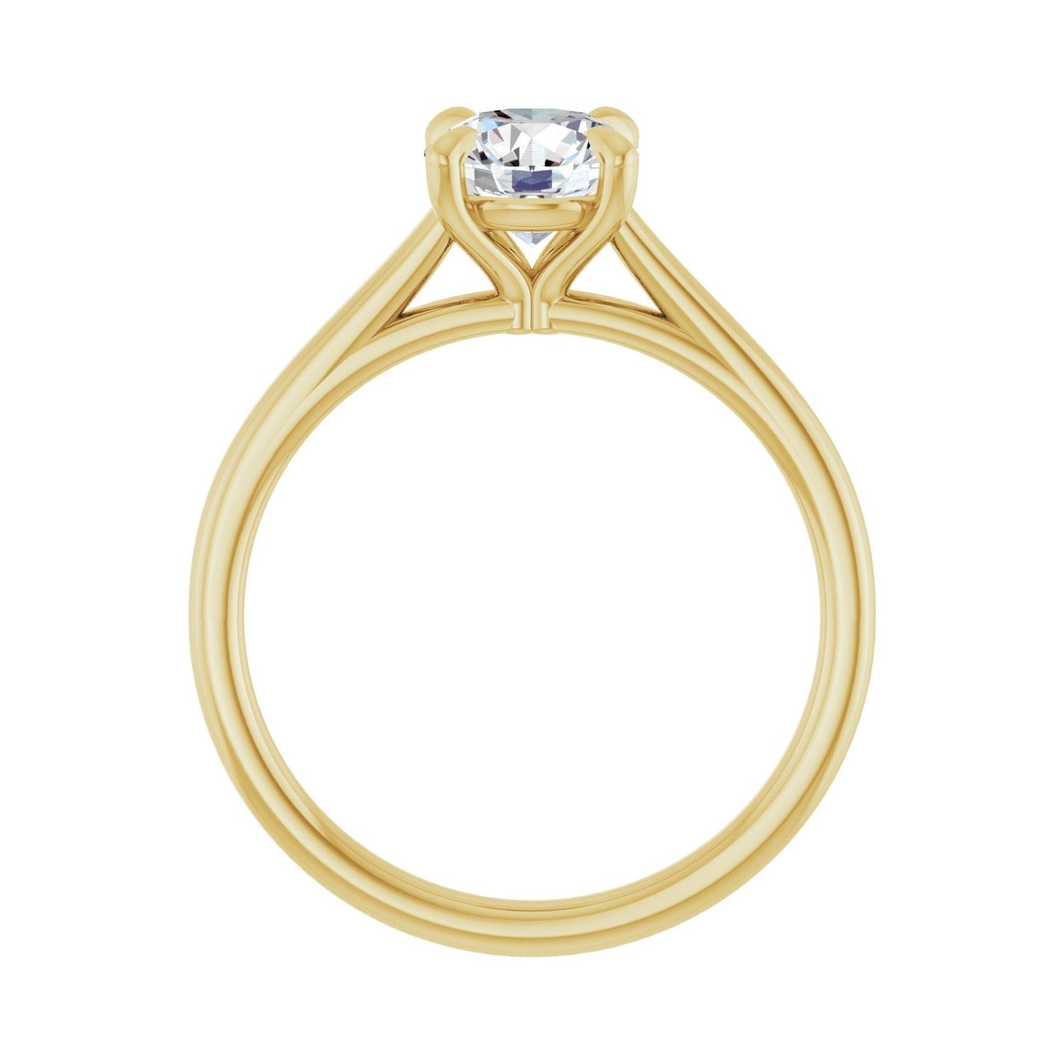 Cotswold — Round center, yellow gold