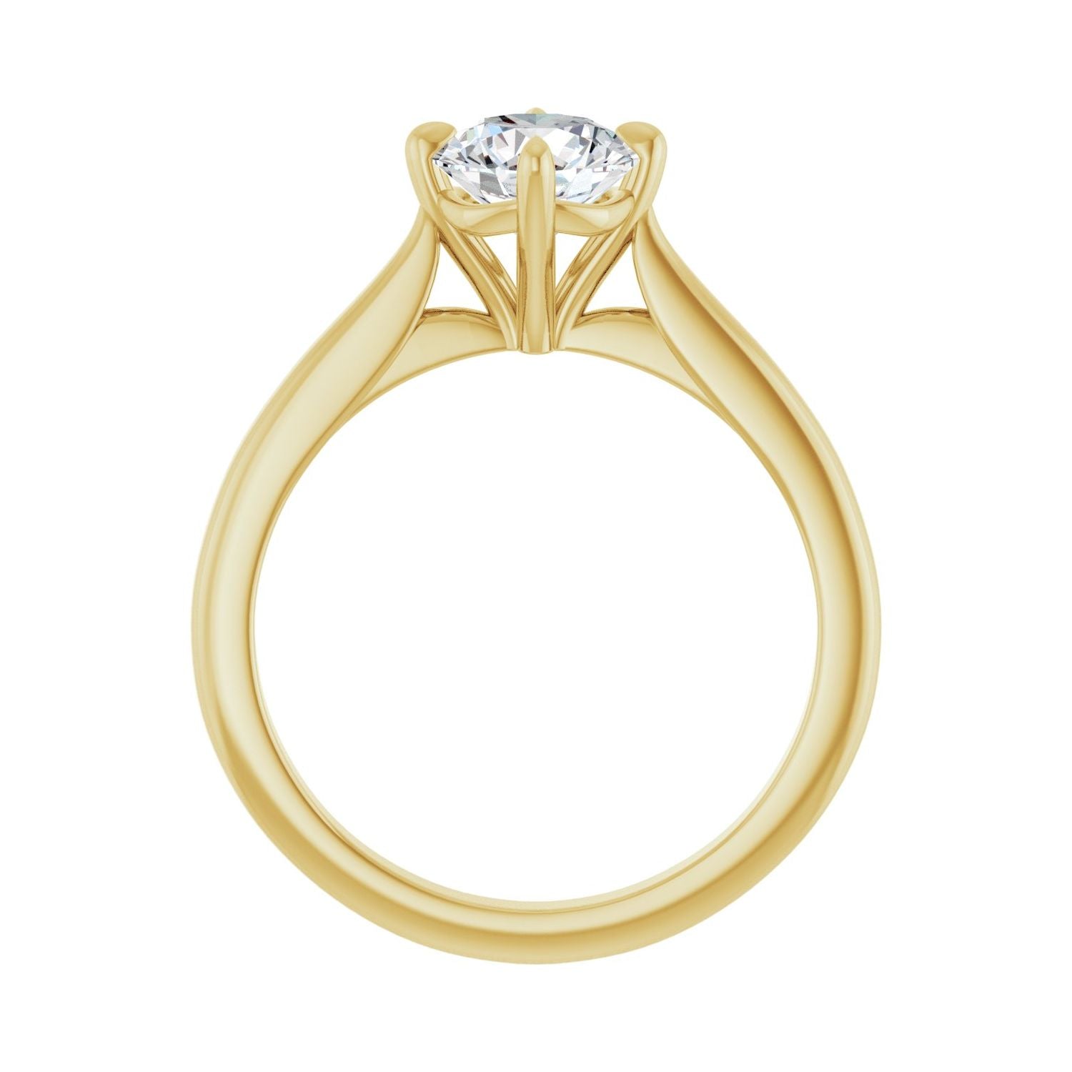 Shangrila — Round center, yellow gold