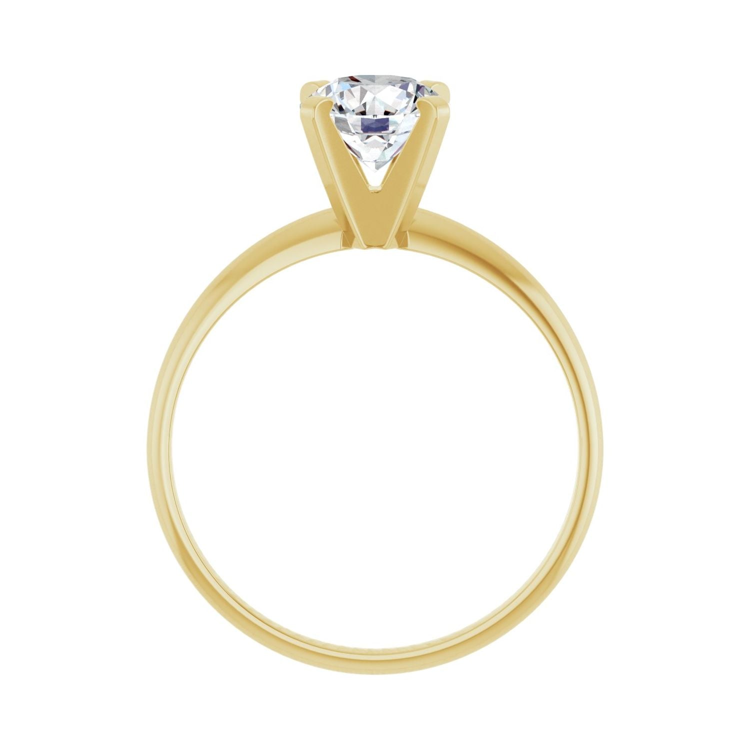 Cardinal — Round center, yellow gold