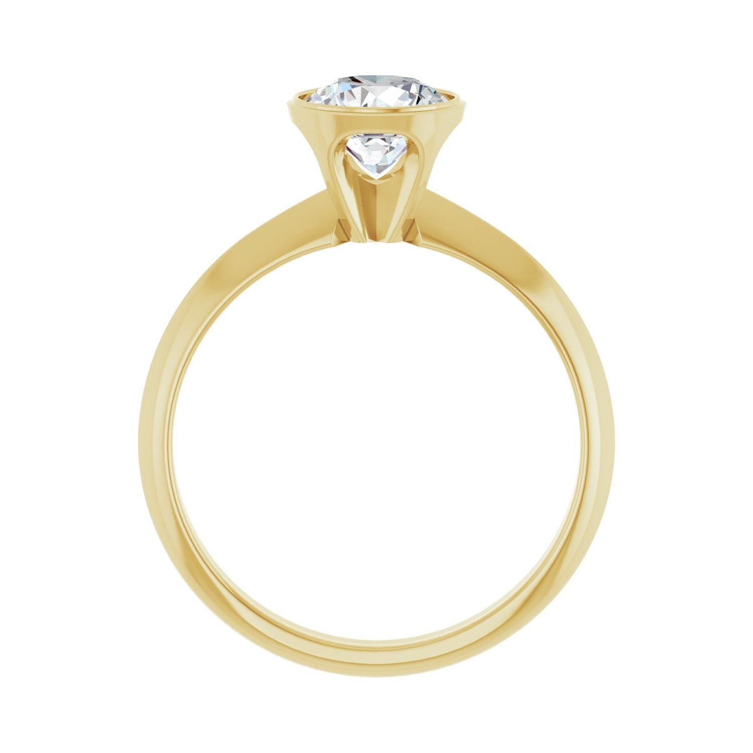 Rejoice — Round center, yellow gold