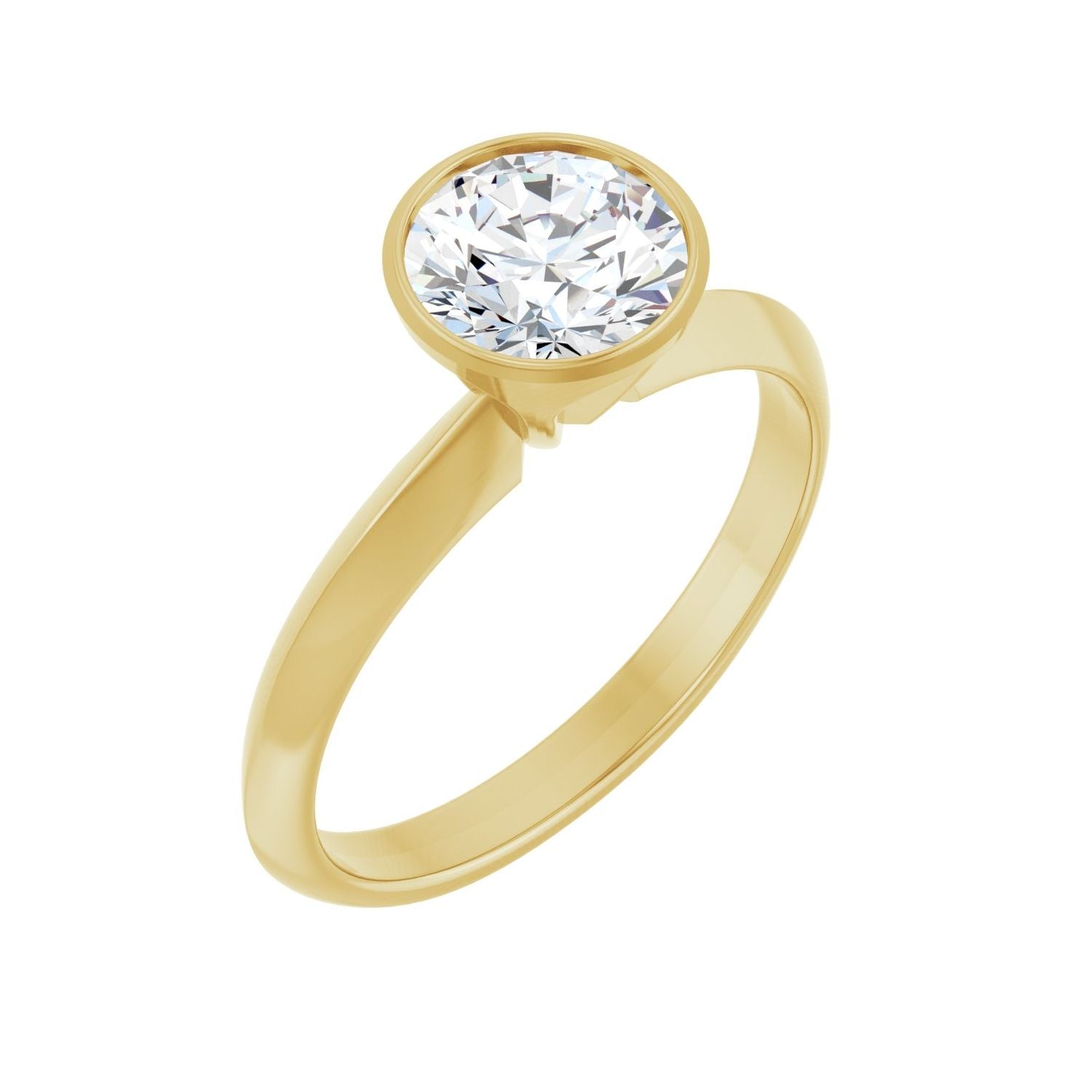 Rejoice — Round center, yellow gold