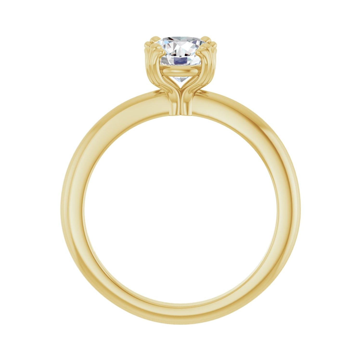 Eldorado — Round center, yellow gold