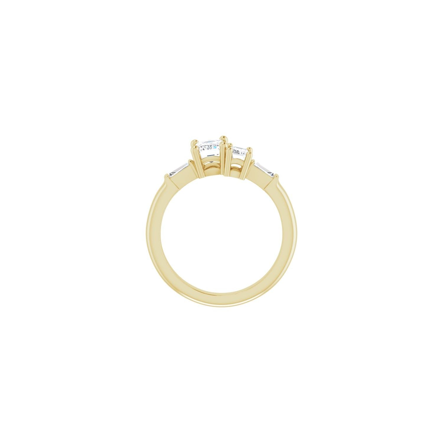 Windermere — Emerald center, yellow gold