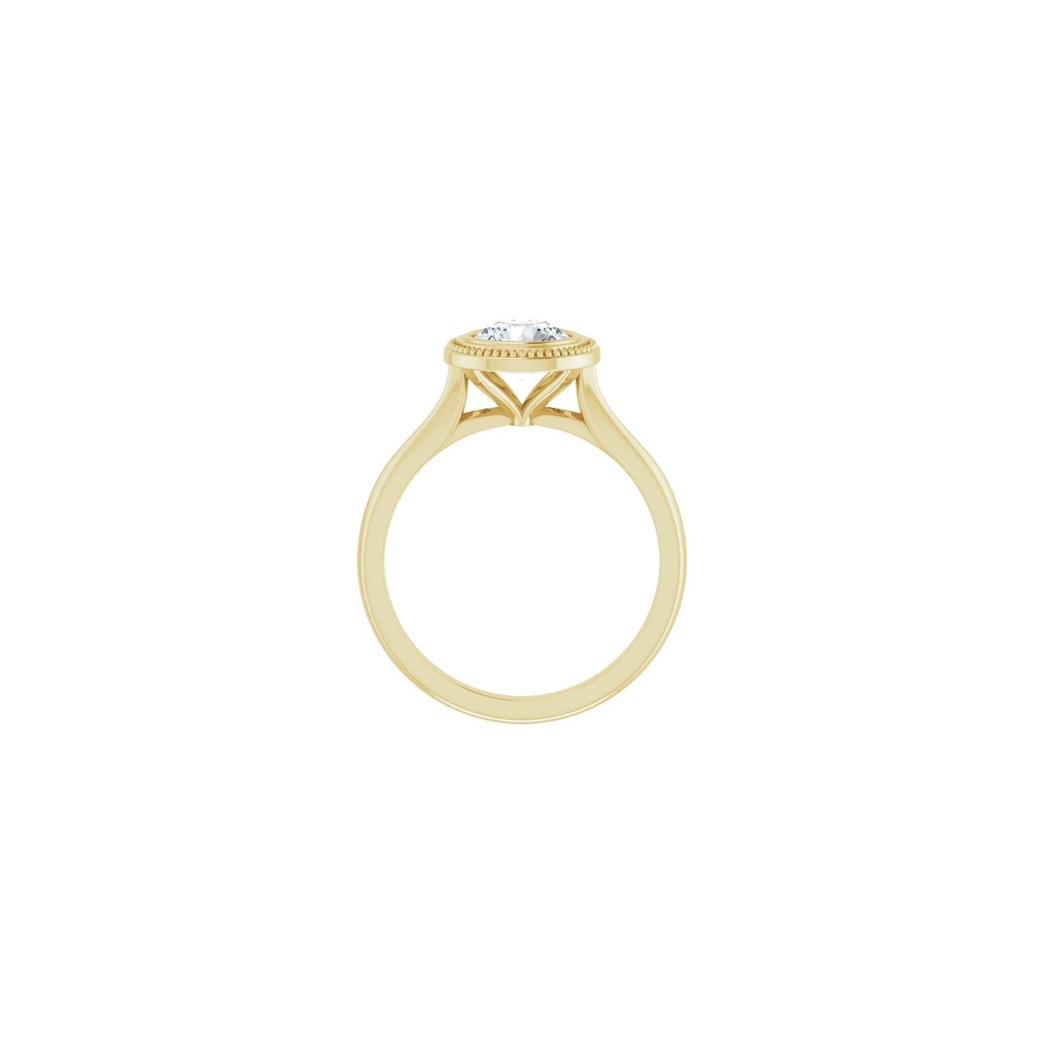 Winsome — Round center, yellow gold